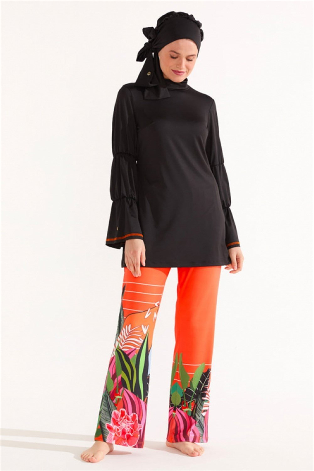 Mayovera Tropikal Tasarım Mayo Tam Kapalı Mayo Remsa Mayo