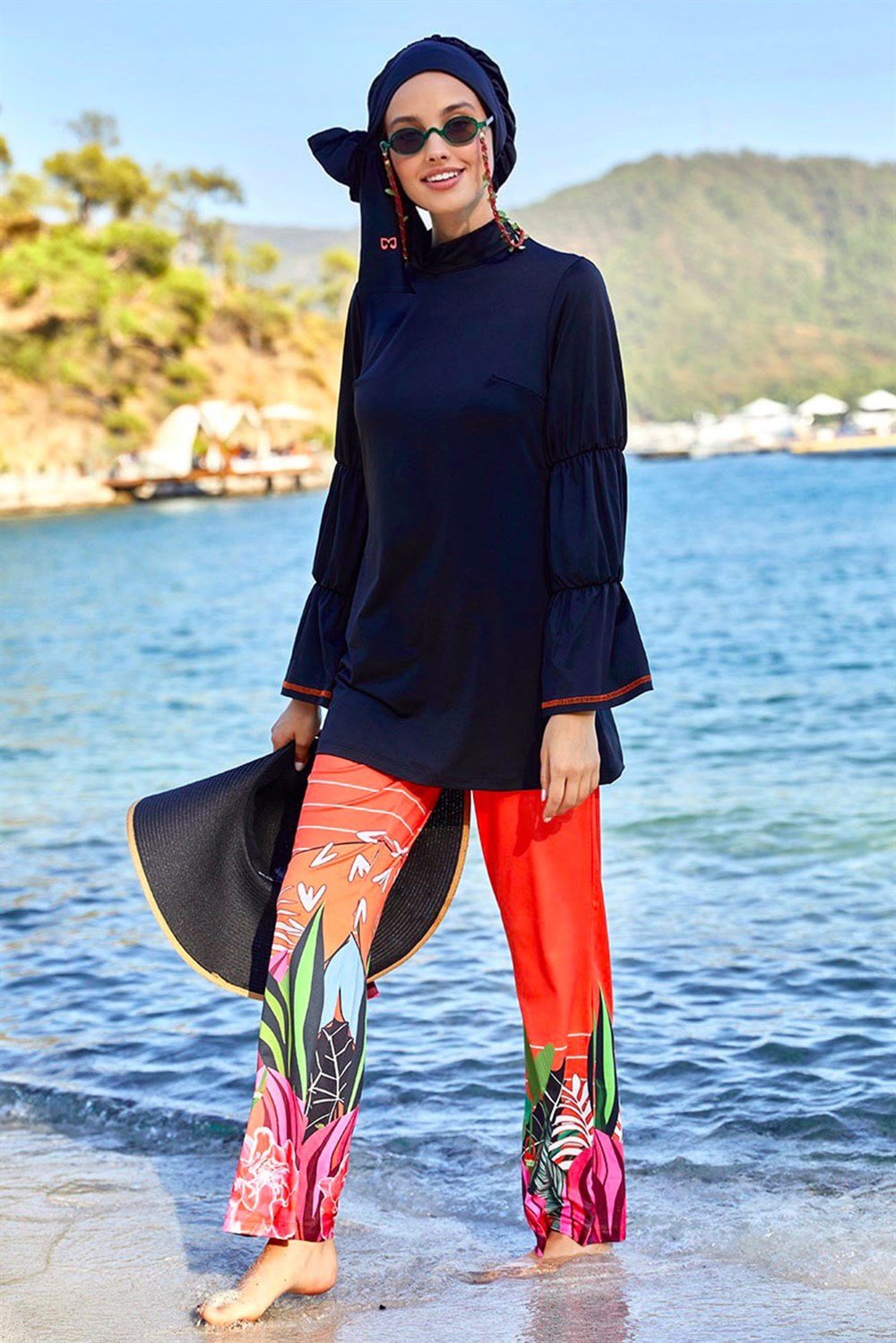 Mayovera Tropikal Tasarım Mayo Tam Kapalı Mayo Remsa Mayo