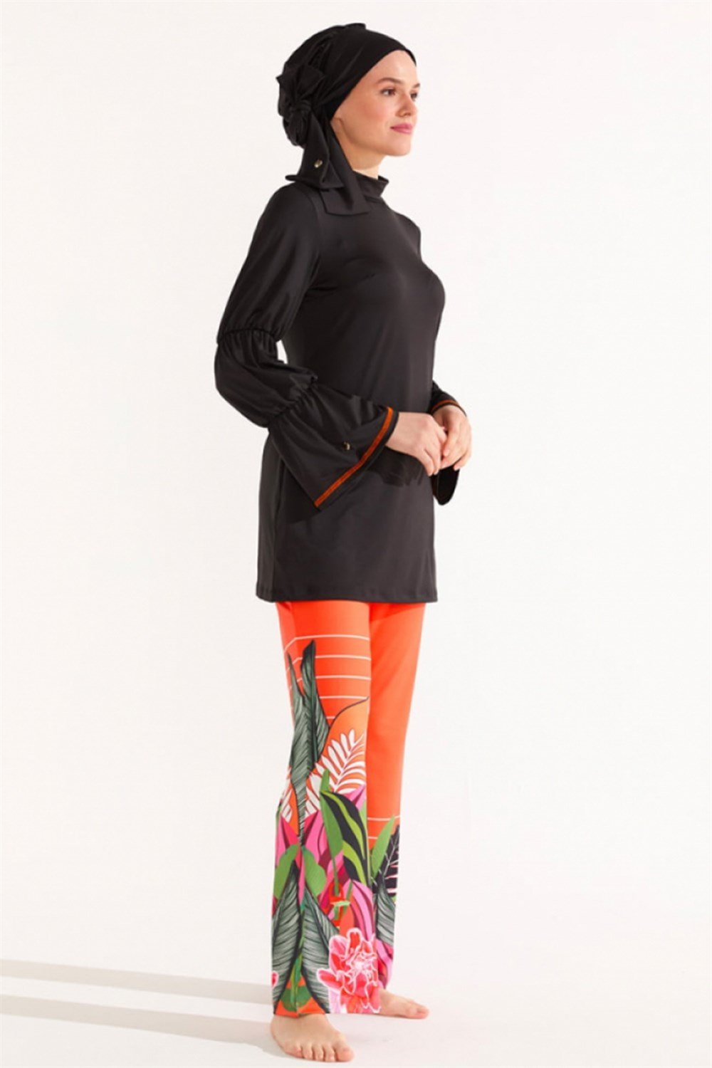 Mayovera Tropikal Tasarım Mayo Tam Kapalı Mayo Remsa Mayo