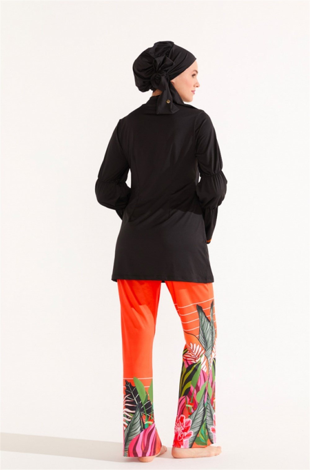 Mayovera Tropikal Tasarım Tesettür Mayo