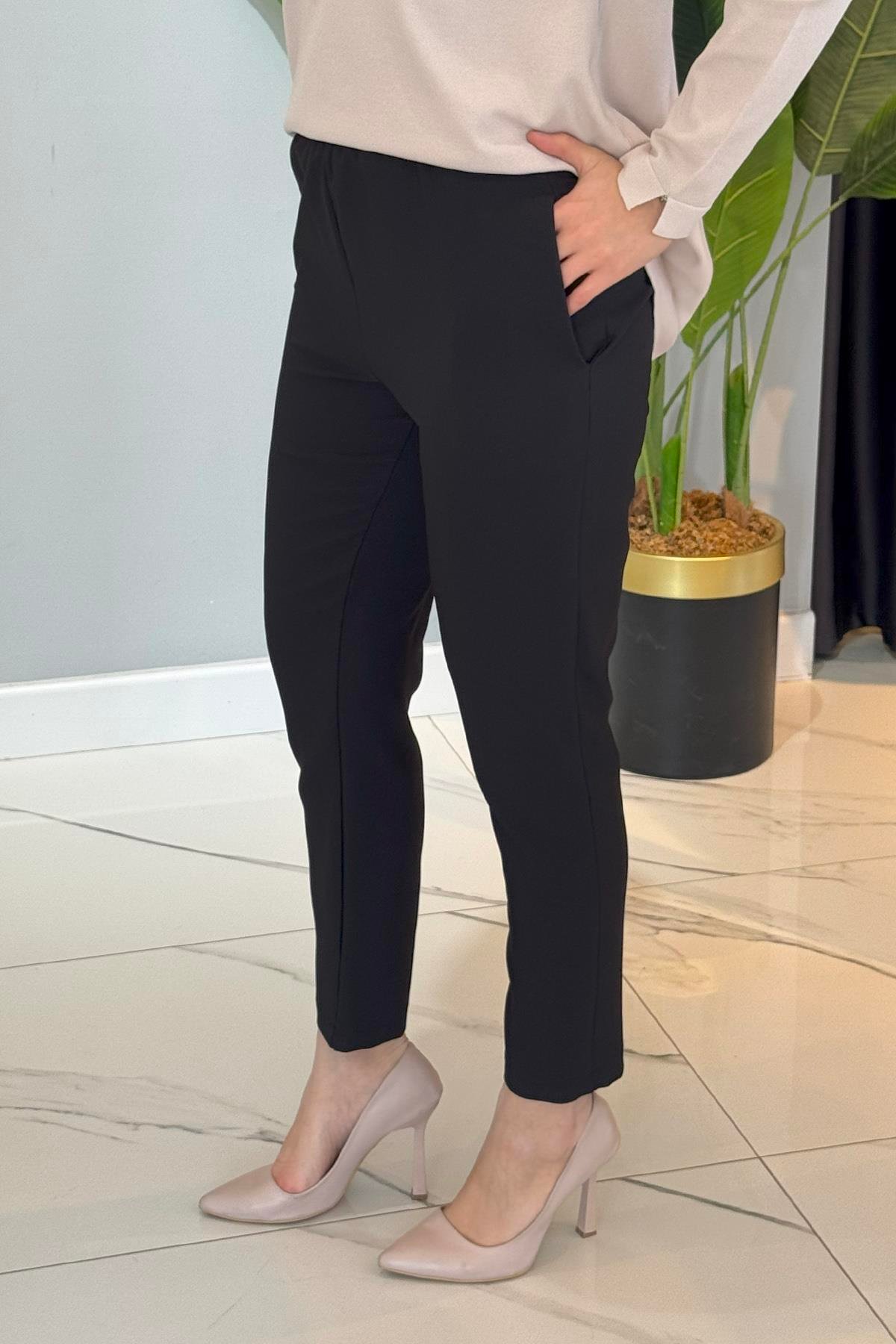 Missemramiss Basic Comfort Pantolon 4831 Siyah