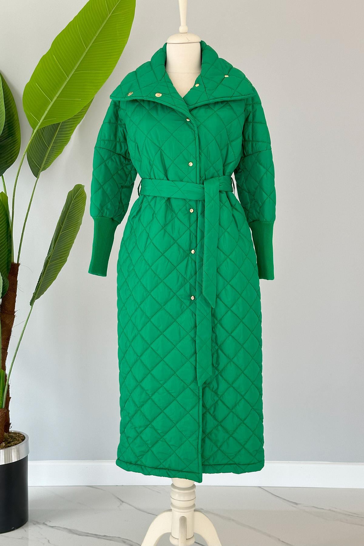 Missemramiss Çantalı Kapitone Kaban Mont 4104 Benetton