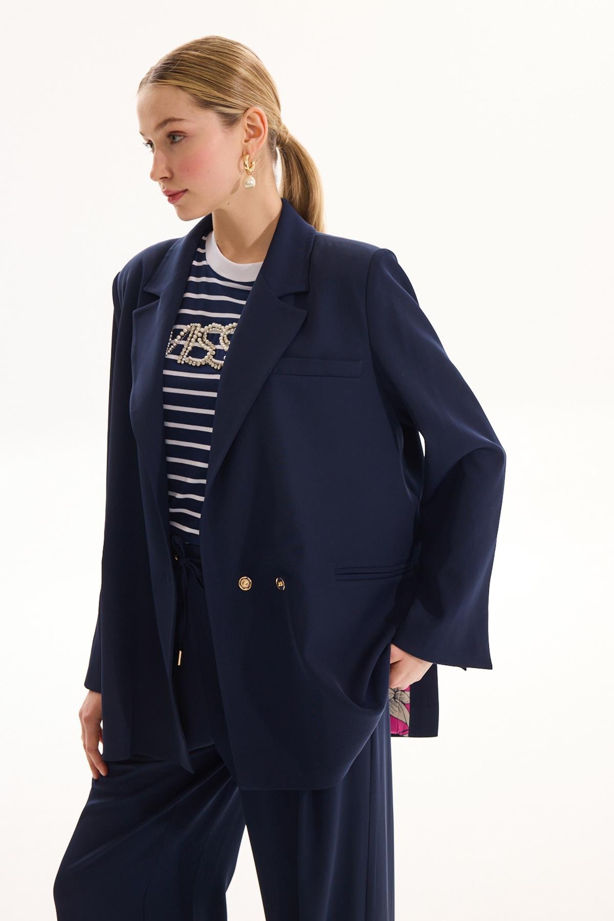 Missemramiss Ceket Pantolon Vita Takım 4724 Lacivert