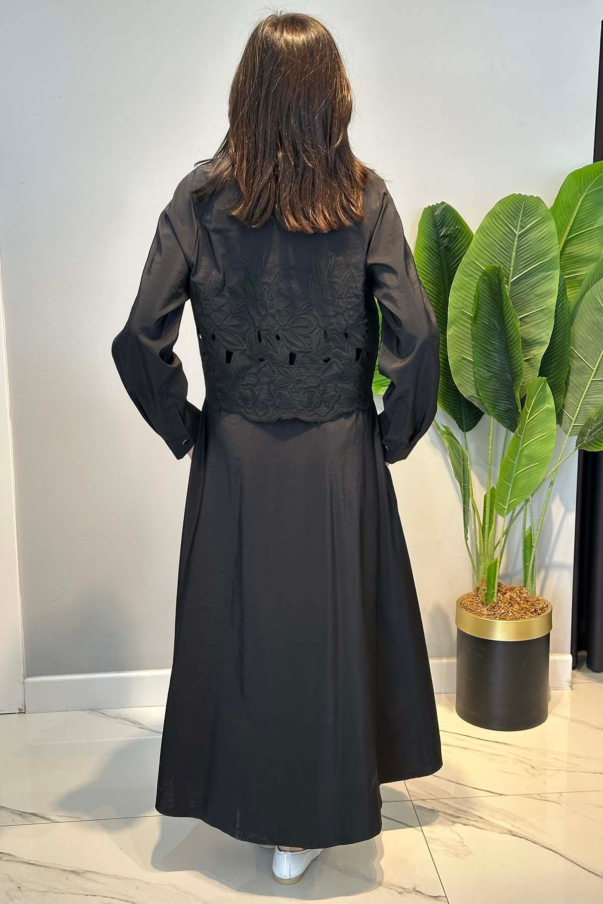 Missemramiss Grace Cut Elbise 5195 Siyah