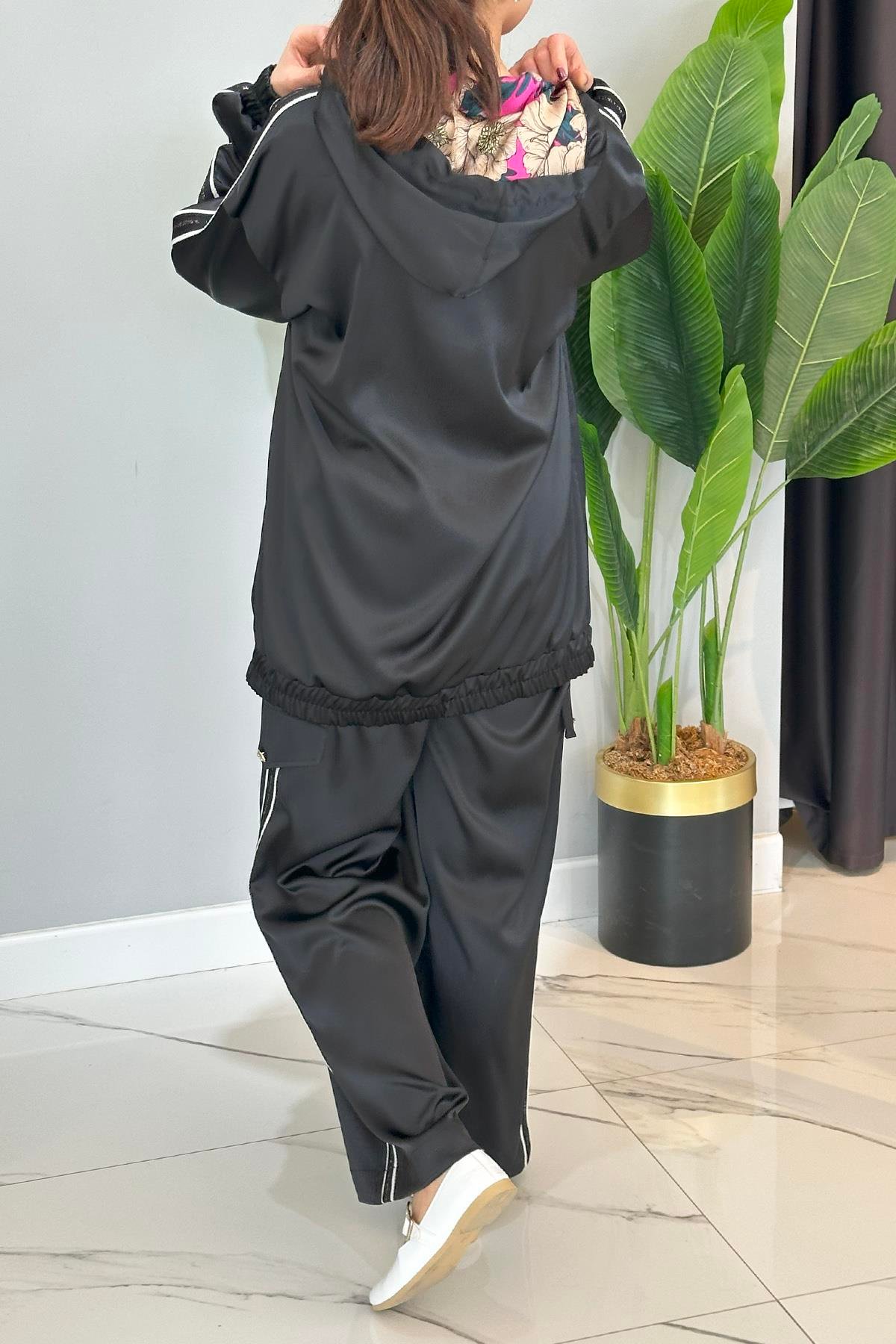 Missemramiss Life Pantolonlu Takım 4725 Siyah