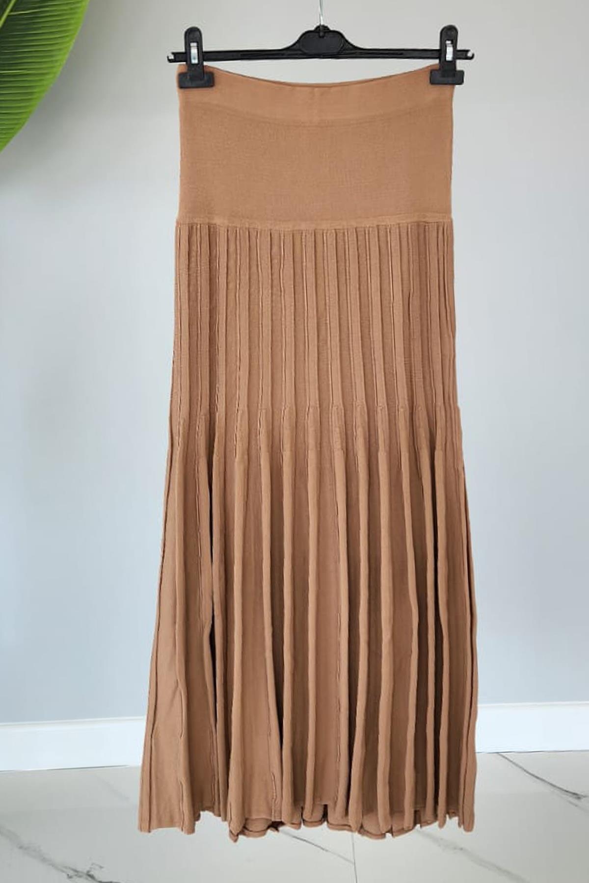 Missemramiss Merserize Pilisoley Etek 4068 Camel