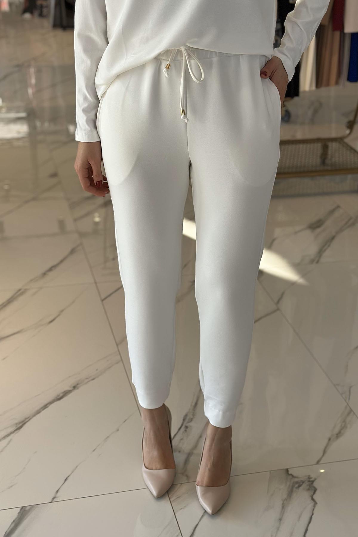 Missemramiss Modal Comfort Pantolon 4679 Ekru