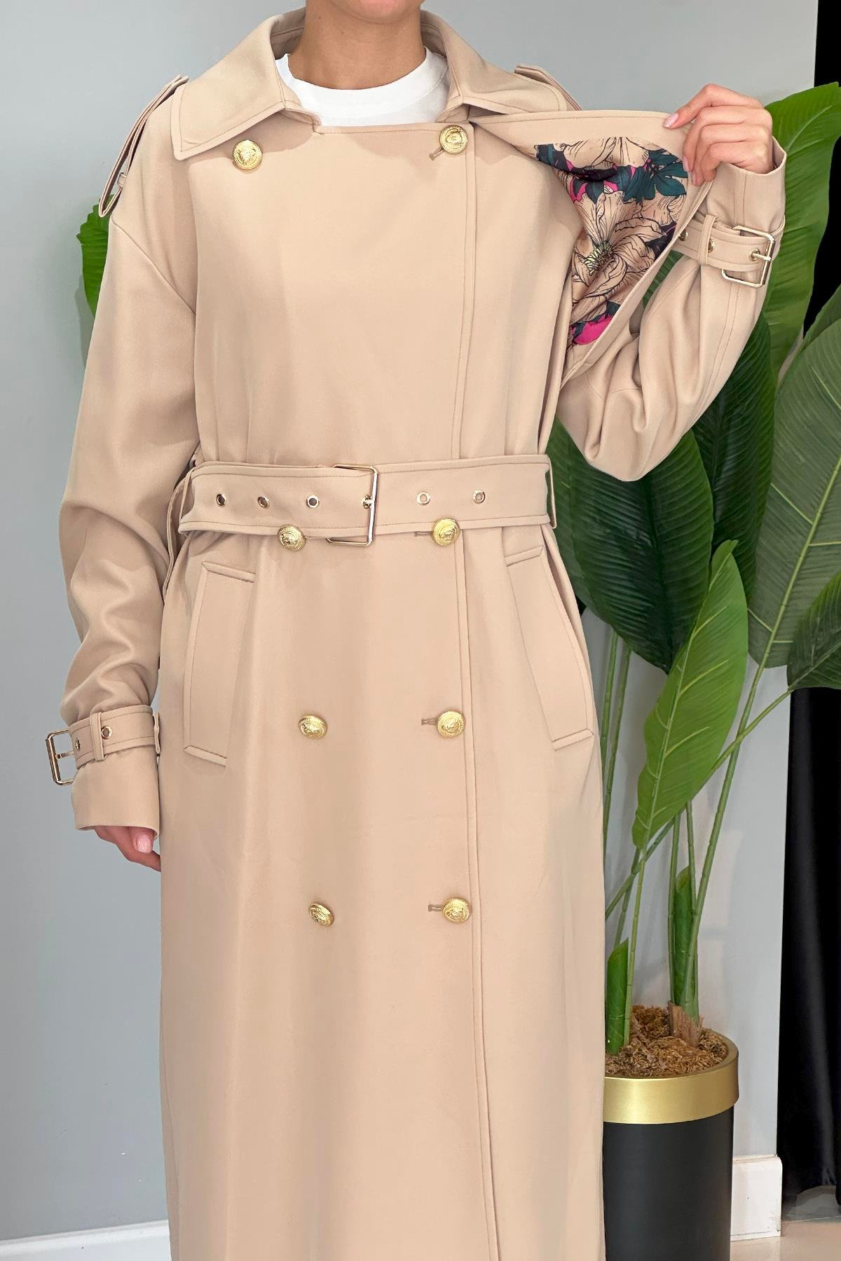 Missemramiss Rose Trençkot 4721 Bej