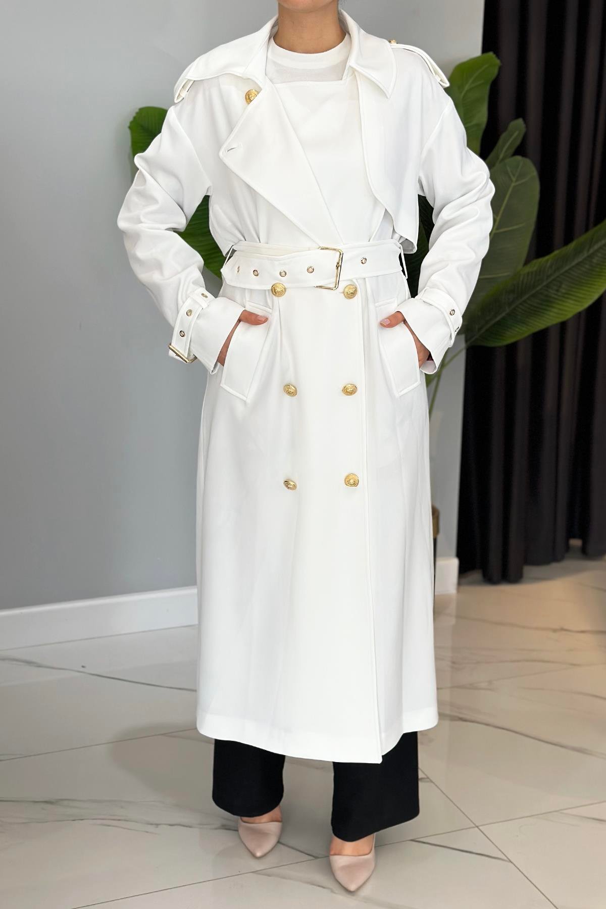 Missemramiss Rose Trençkot 4721 Ekru