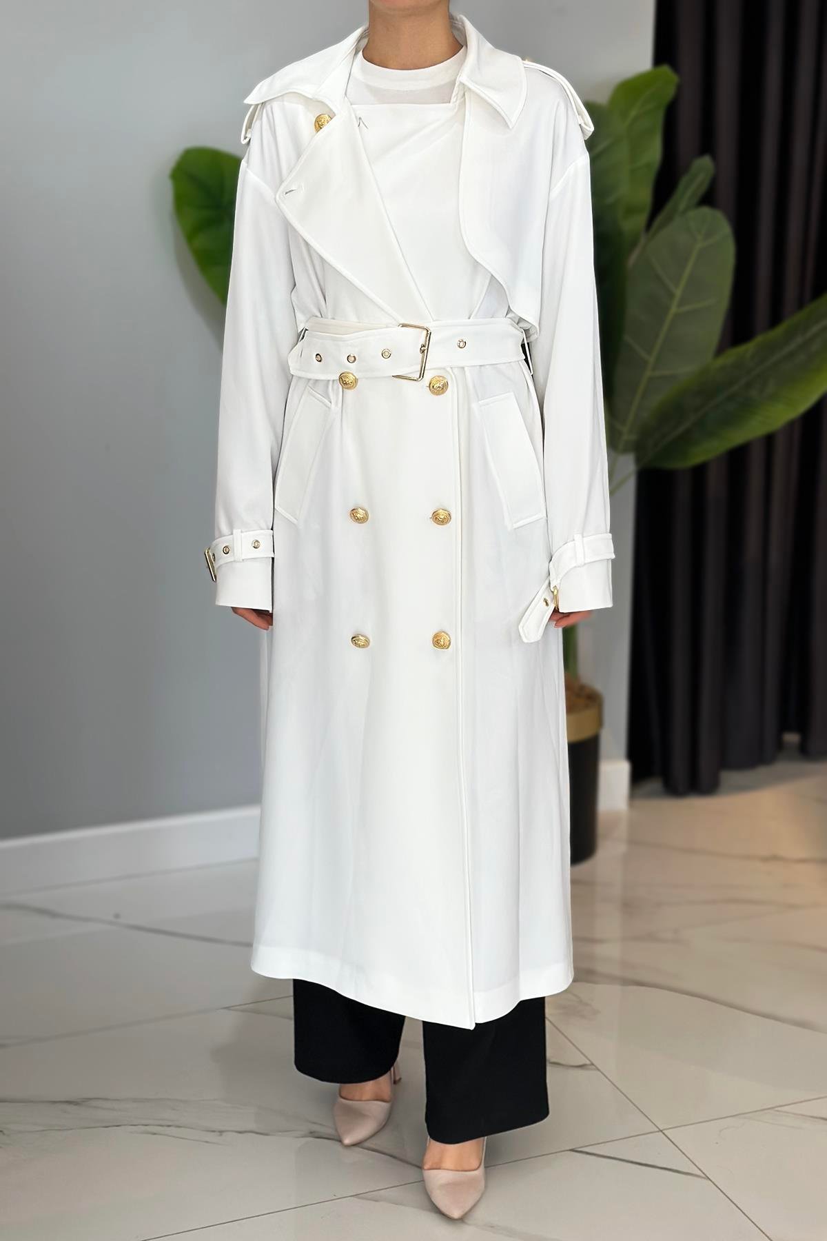 Missemramiss Rose Trençkot 4721 Ekru