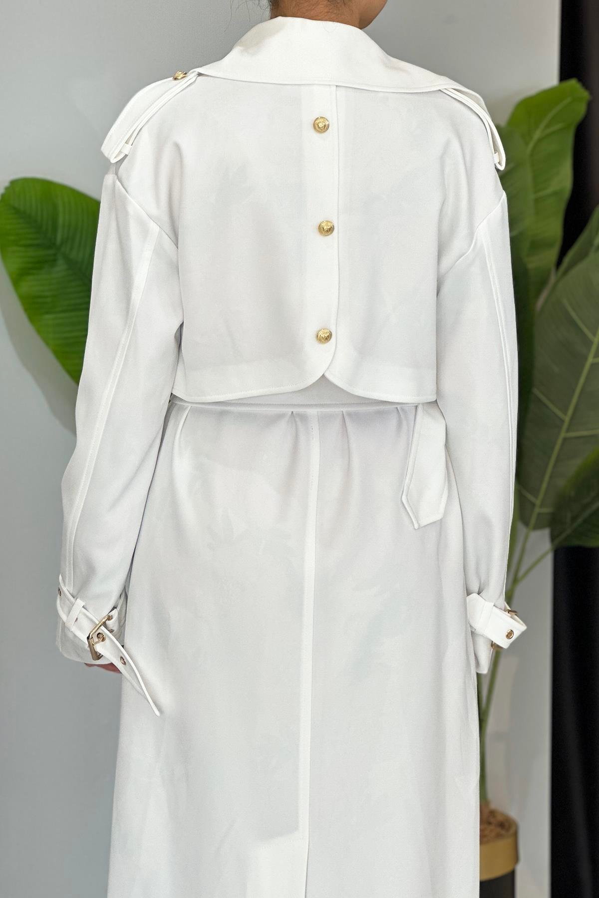 Missemramiss Rose Trençkot 4721 Ekru