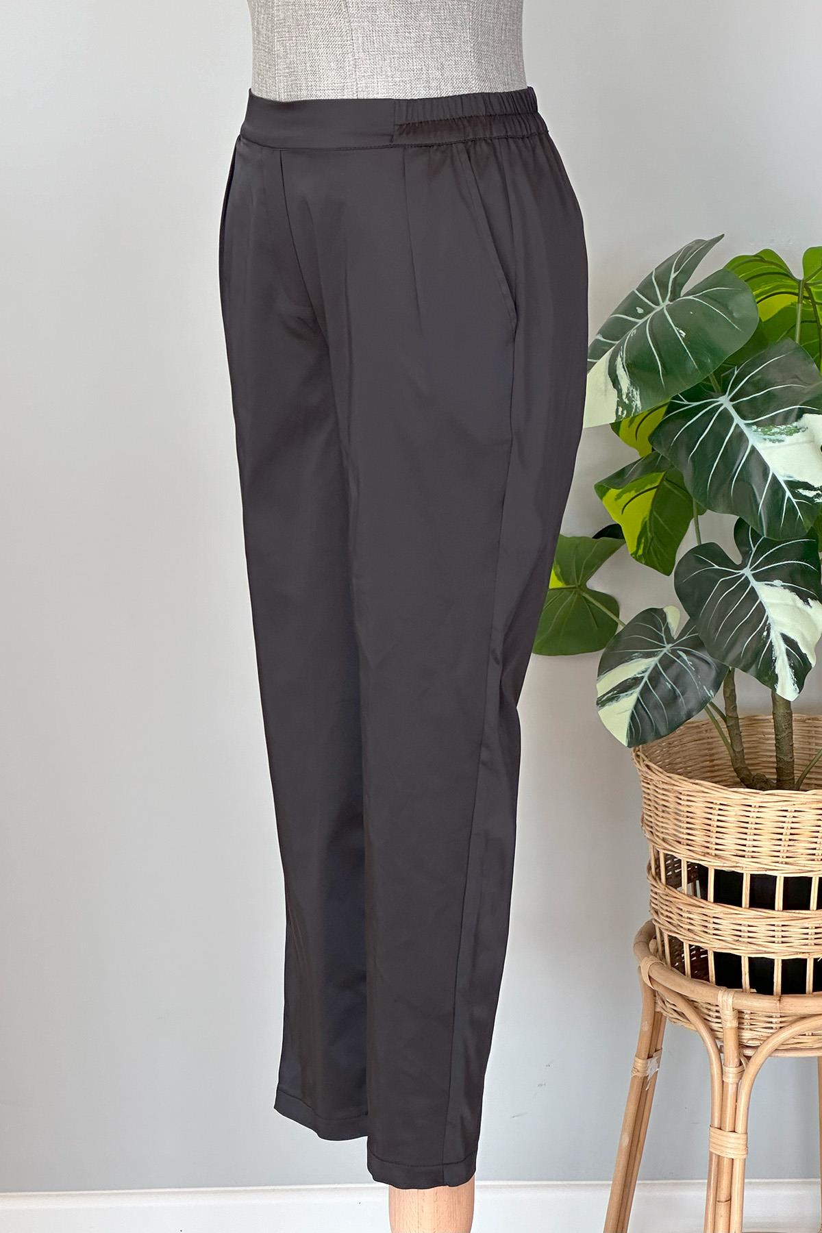 Missemramiss Saten Pile Pantolon 4433 Siyah