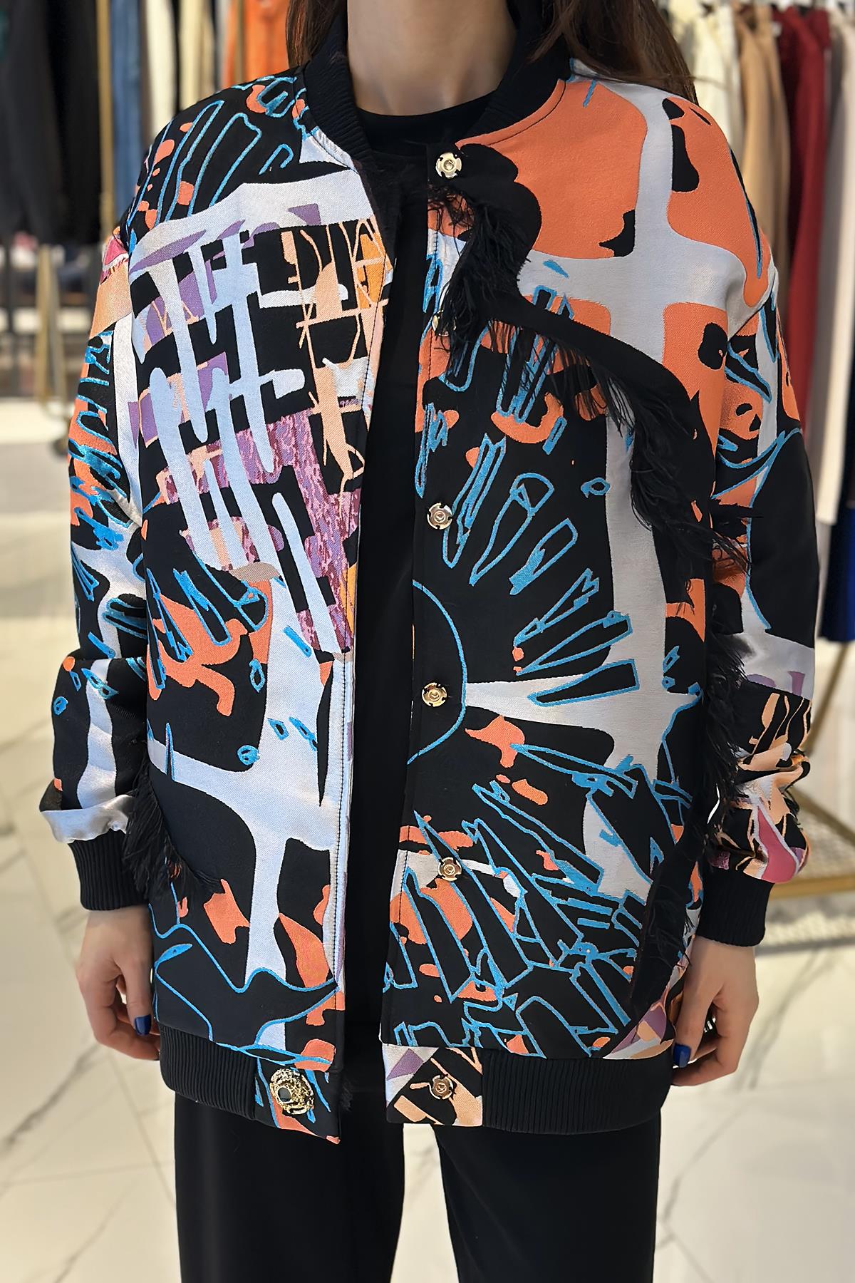 Missemramiss Special Bomber Ceket 4618 Siyah