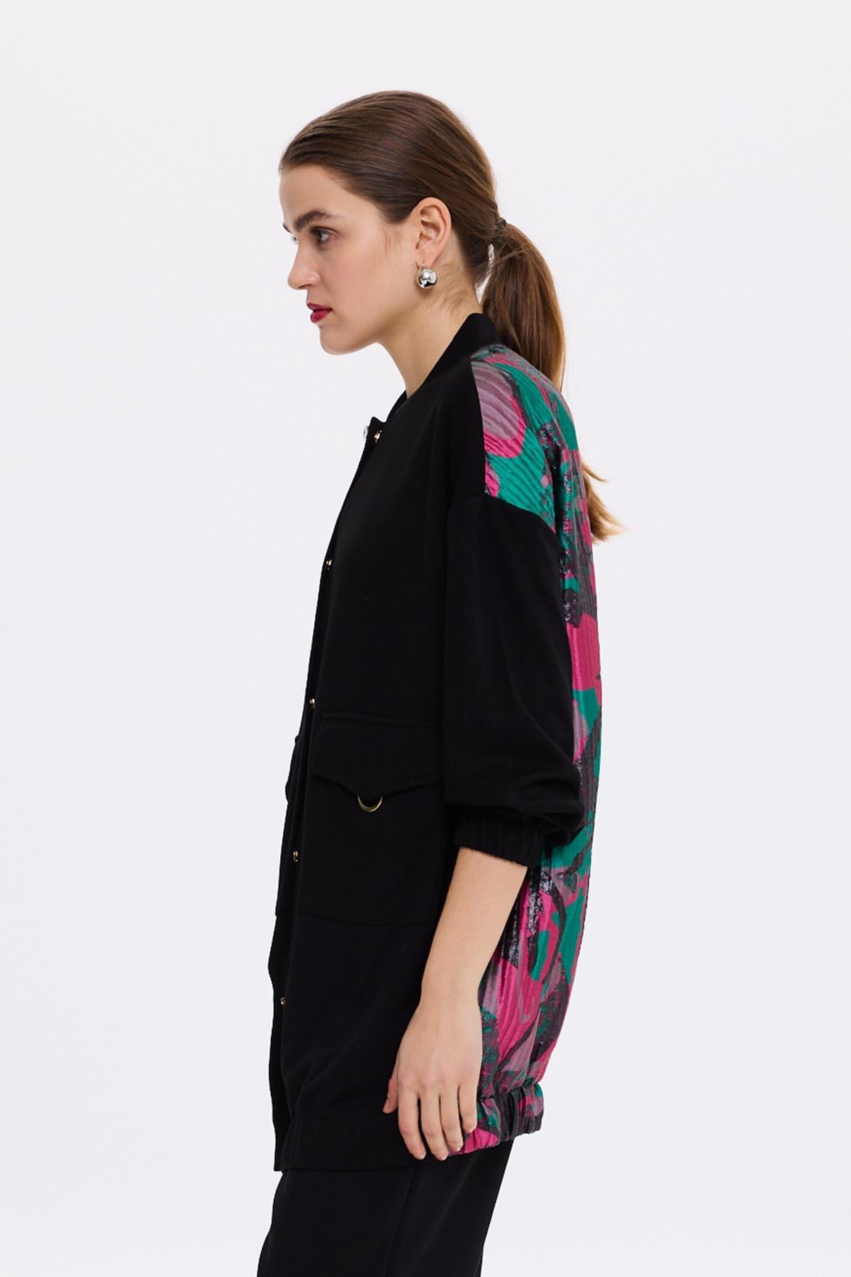 Missemramiss Special Kap Ceket 4619 Siyah