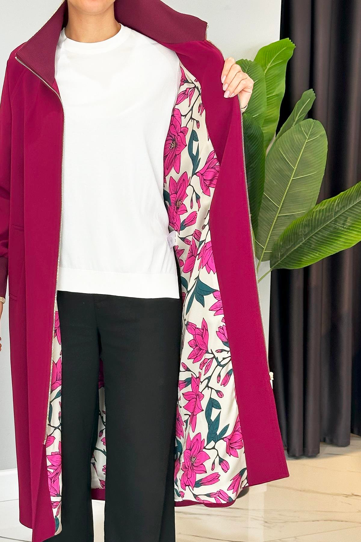 Missemramiss Special Trençkot 4722 Bordo