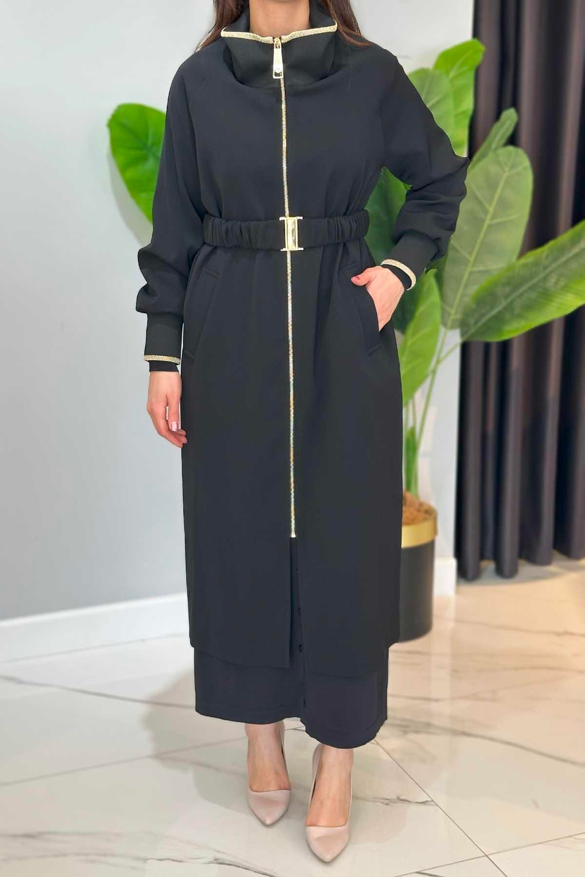 Missemramiss Special Trençkot 4722 Siyah