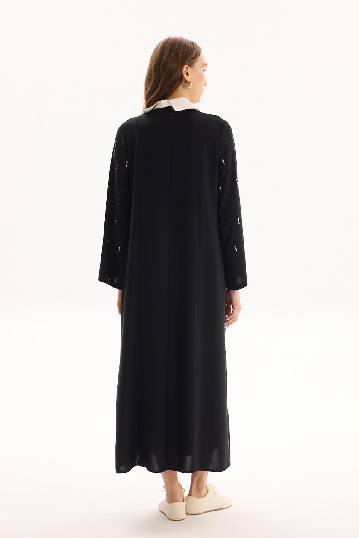 Missemramiss Stone Elbise 4809 Siyah