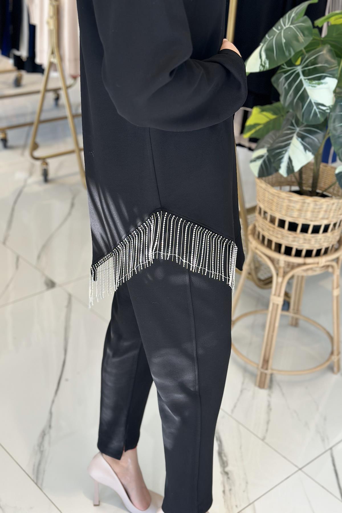 Missemramiss Taş Sallantılı Modal Takım 4662 Siyah