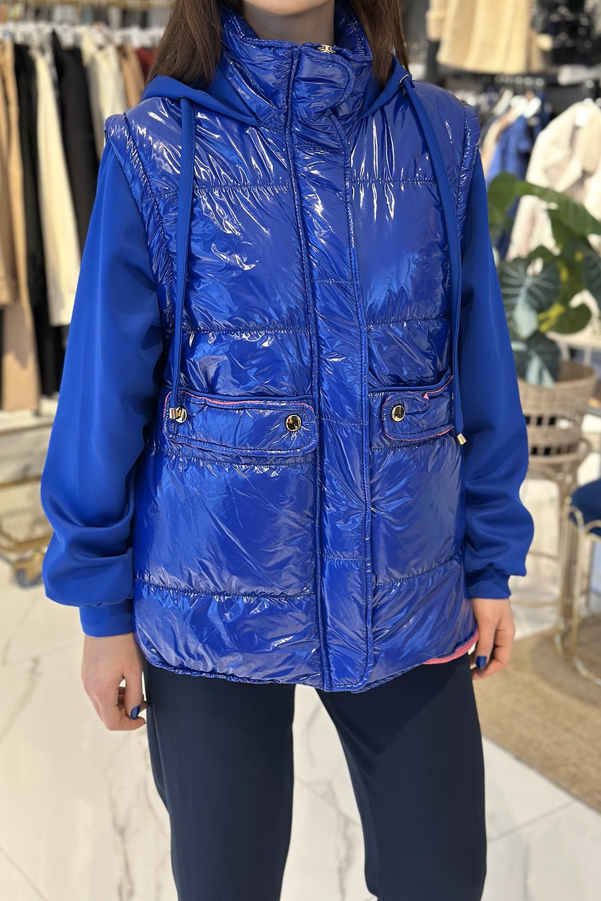 Missemramiss Verde Kapitone Mont 4683 Saks