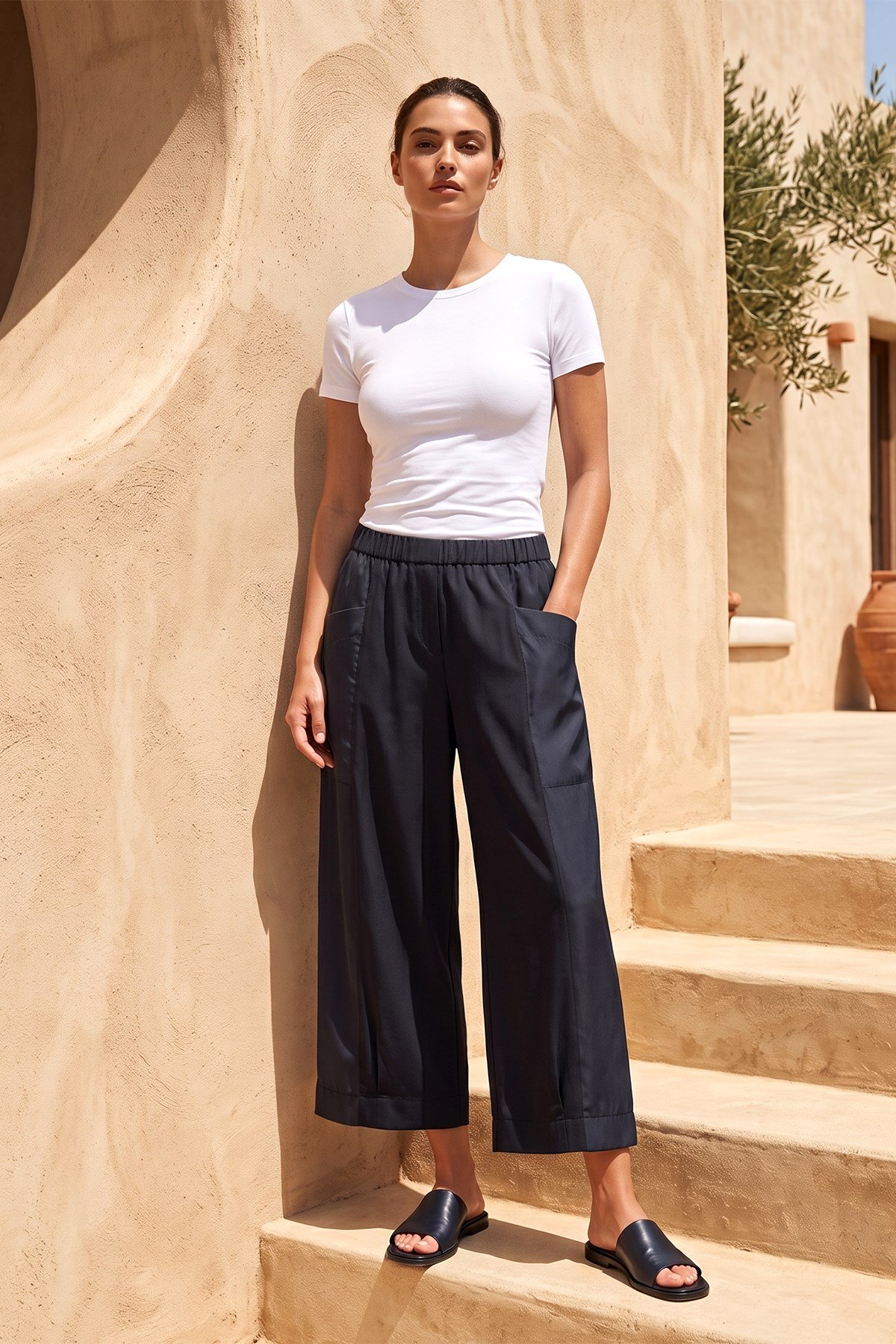 Nouro Kombinli Pantolon 5608 Siyah