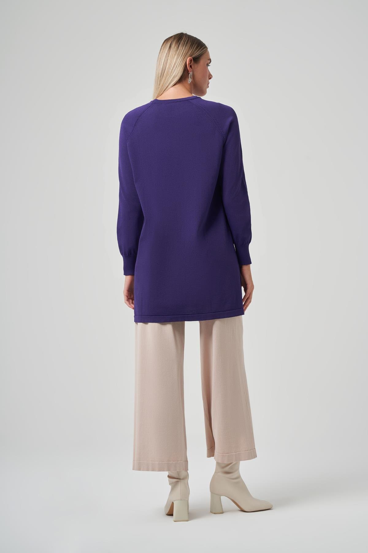 Nuss Basic Triko Tunik 907 Mor