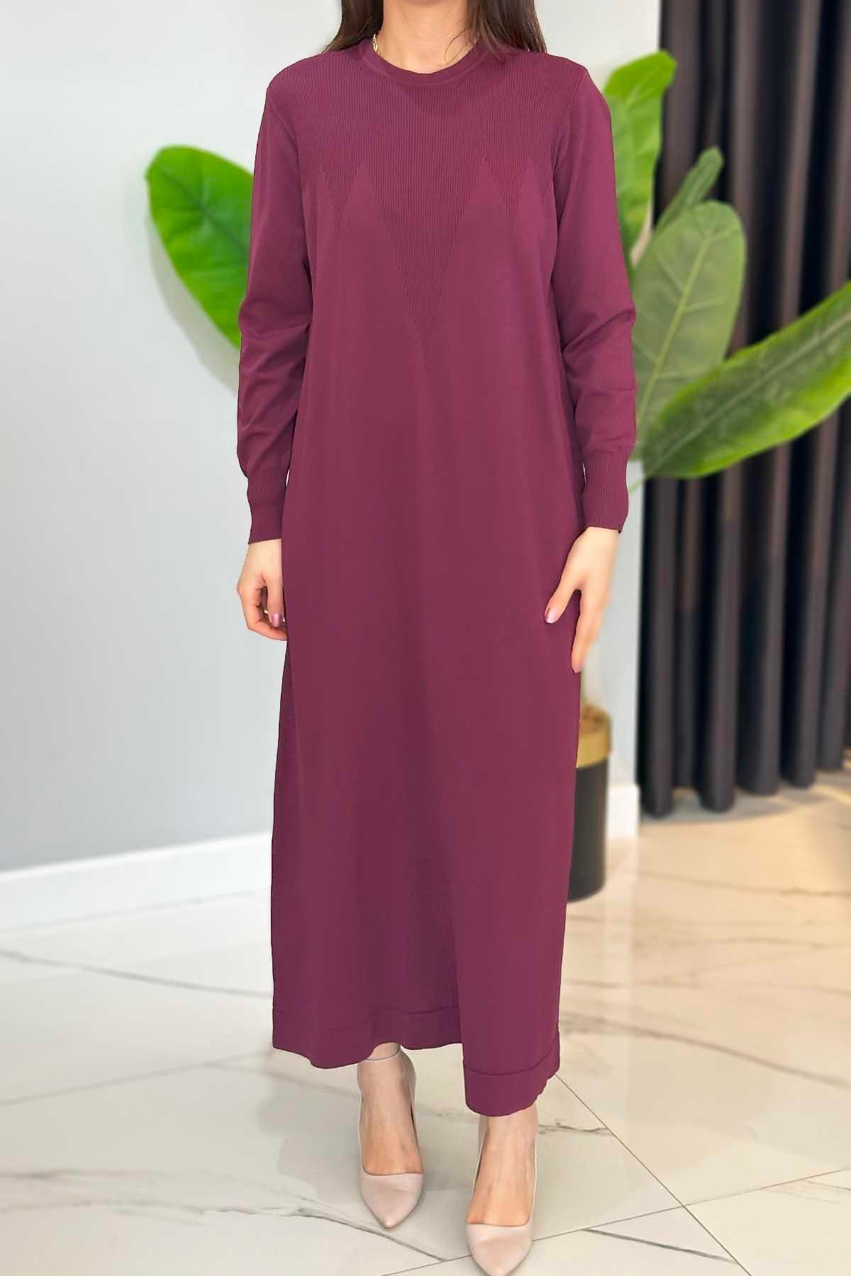 Nuss Elbise 1420 Mürdüm