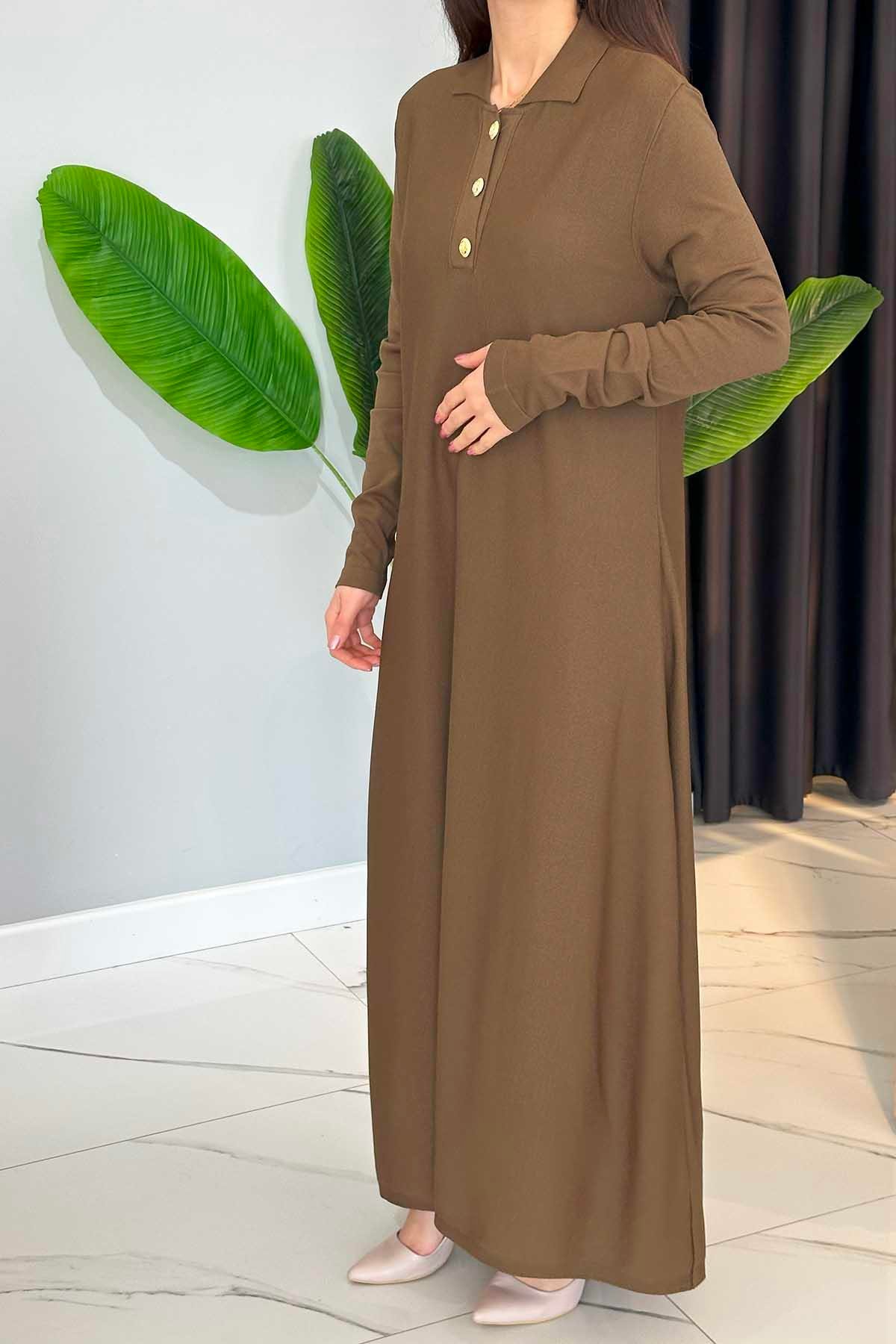 Nuss Elbise 1422 Haki