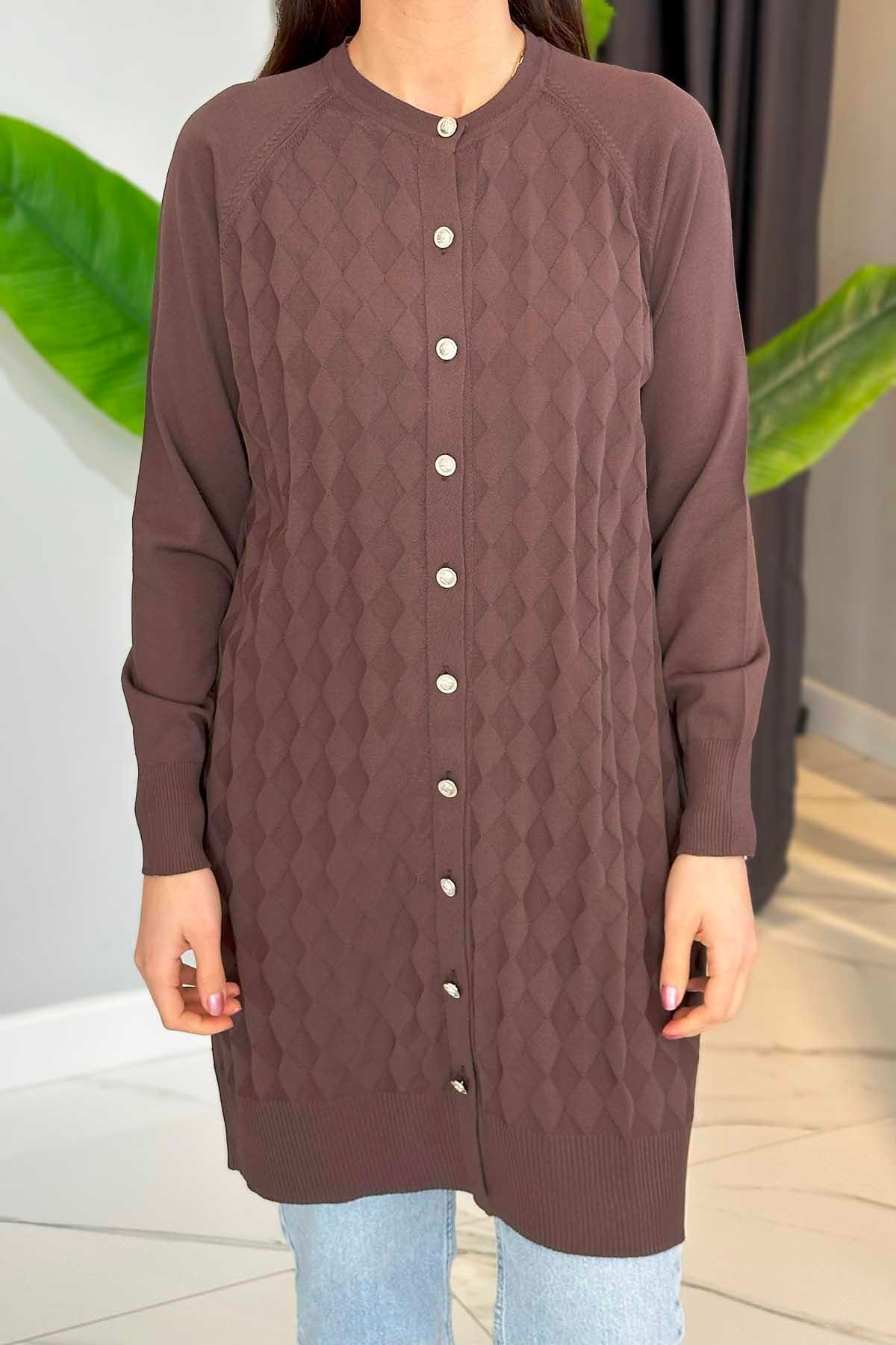 Nuss Hırka 305 Kahverengi