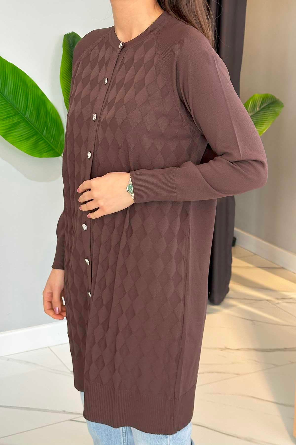 Nuss Hırka 305 Kahverengi