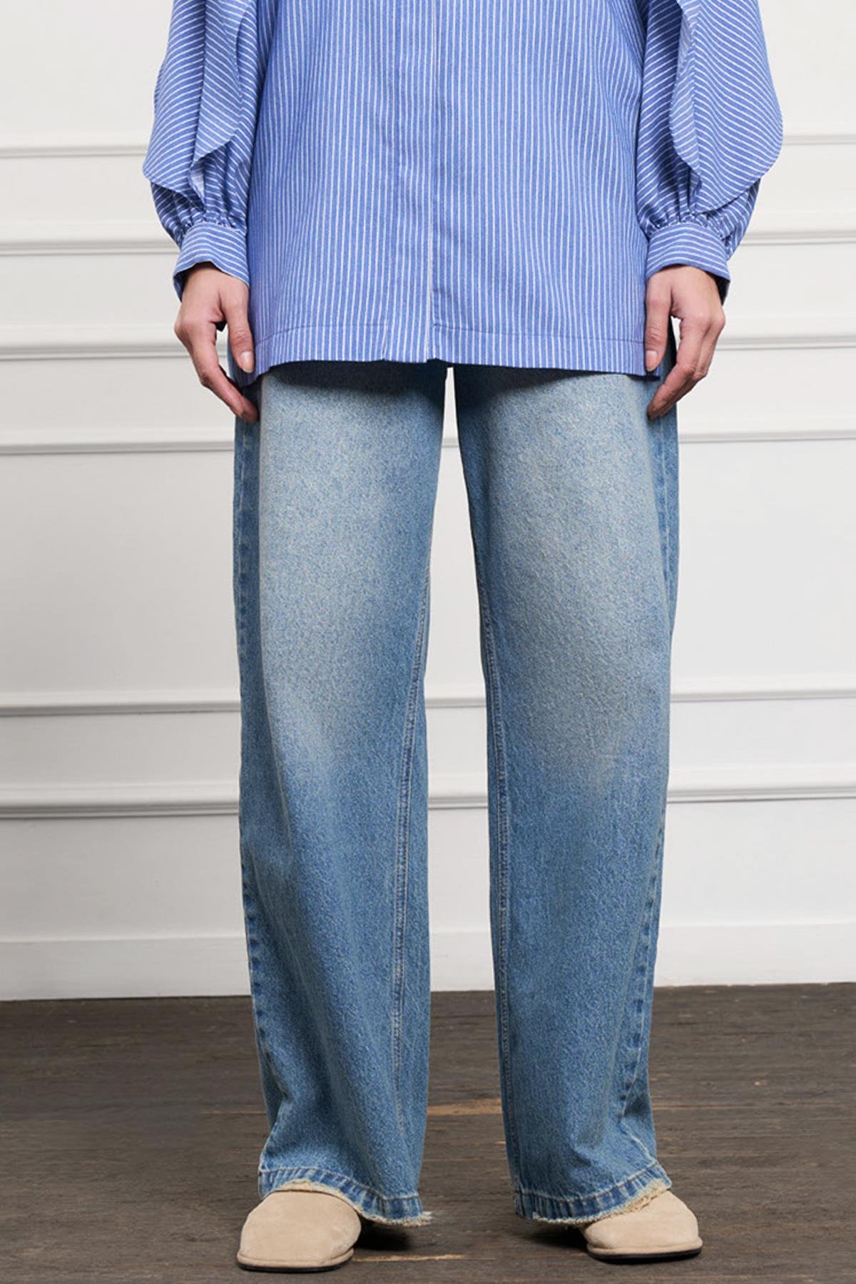 Nuss Kot Pantolon 4042 Denim