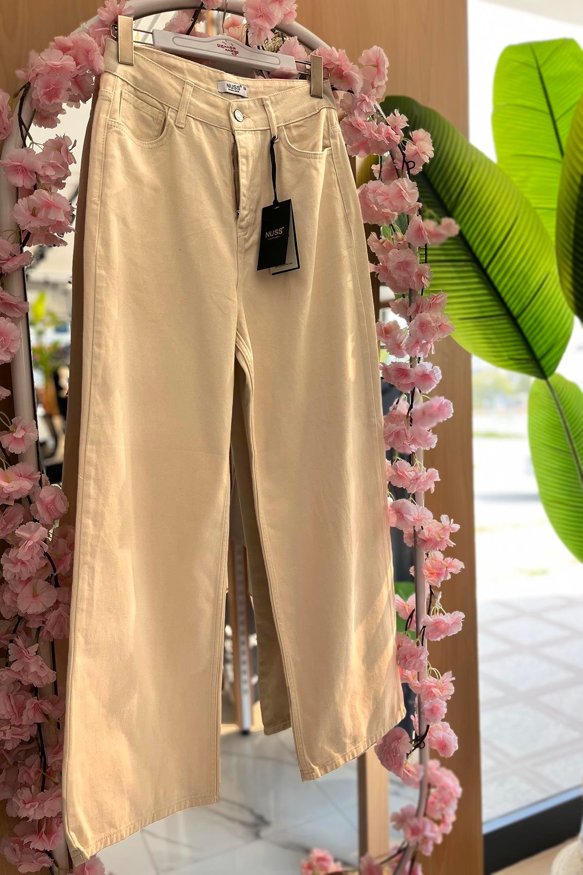 Nuss Kot Pantolon 4042 Ekru