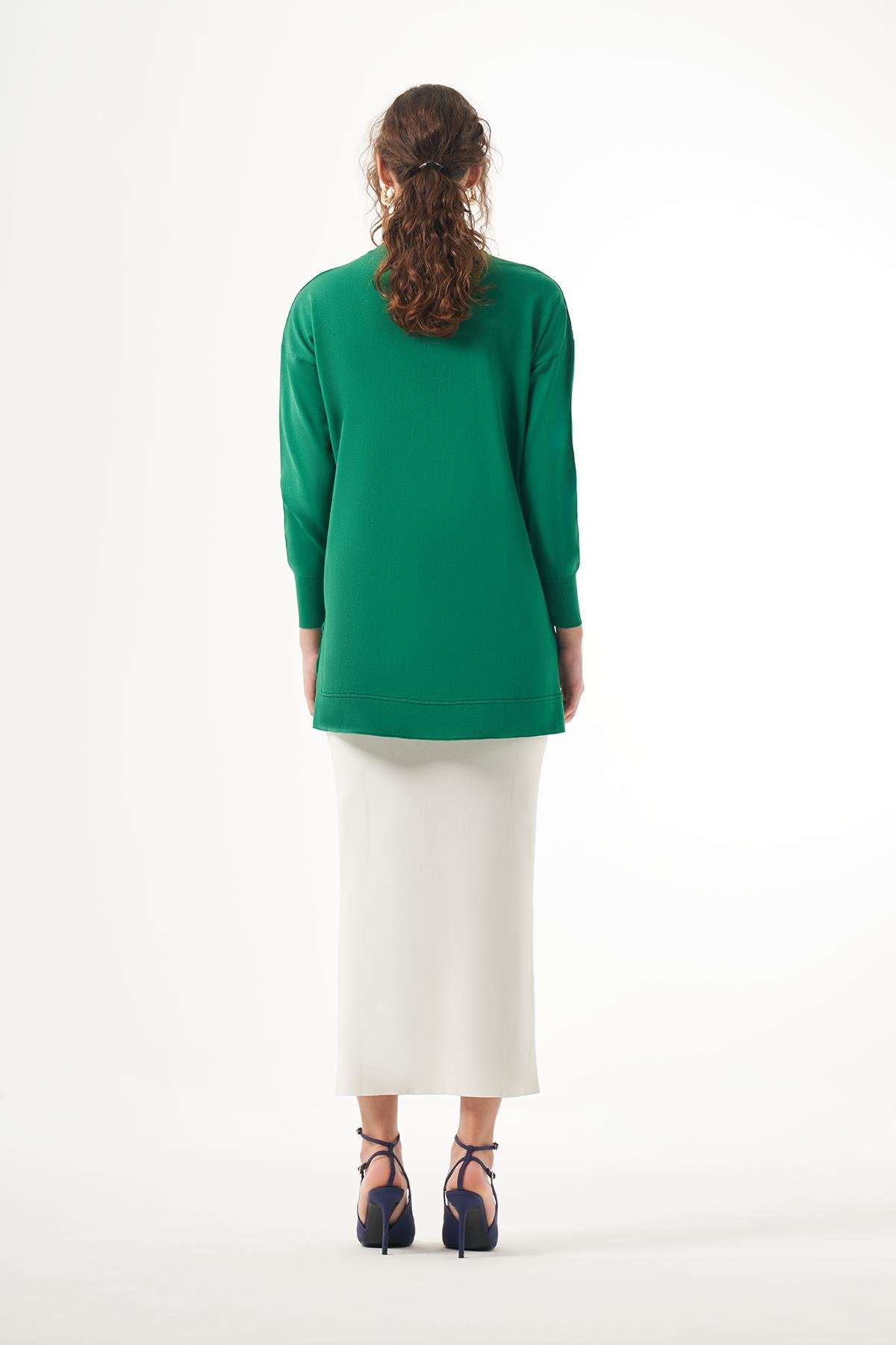 Nuss Merserize Kısa Tunik Bluz 1201 Benetton