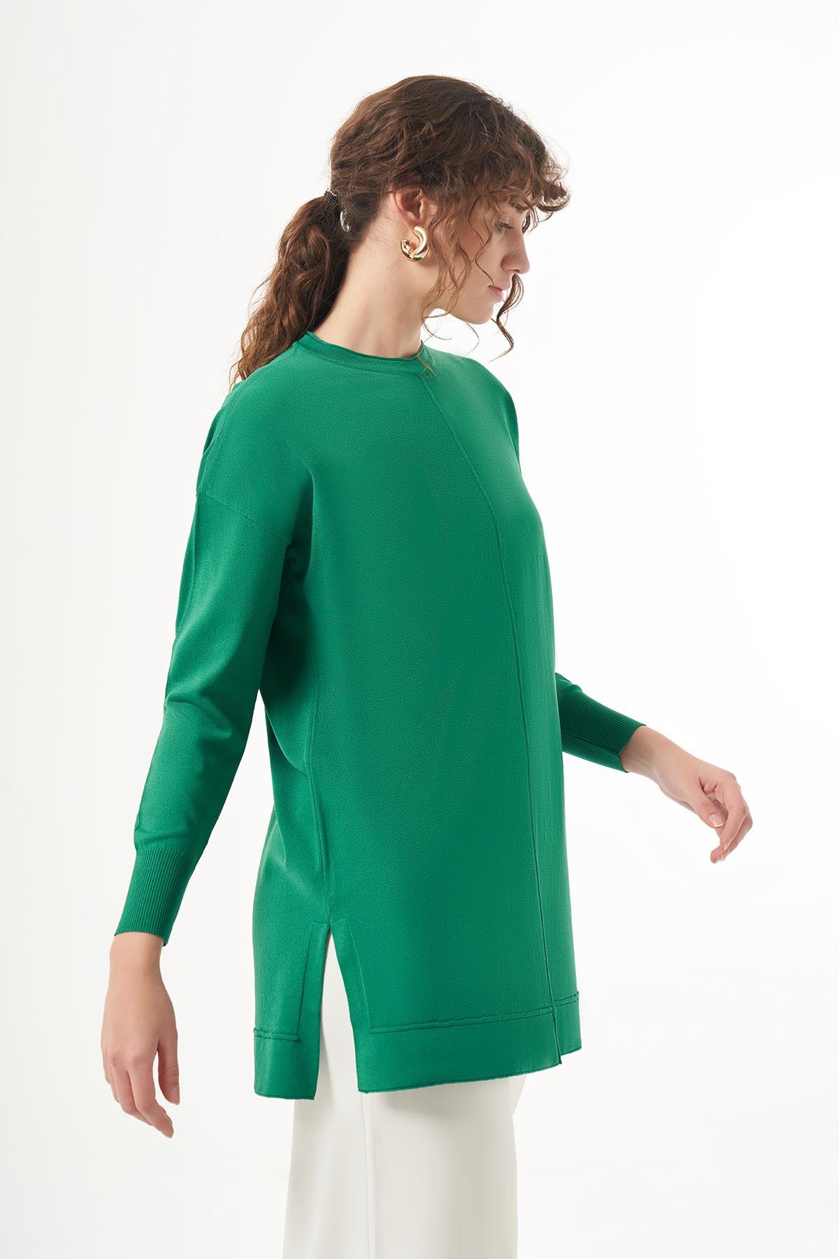 Nuss Merserize Kısa Tunik Bluz 1201 Benetton