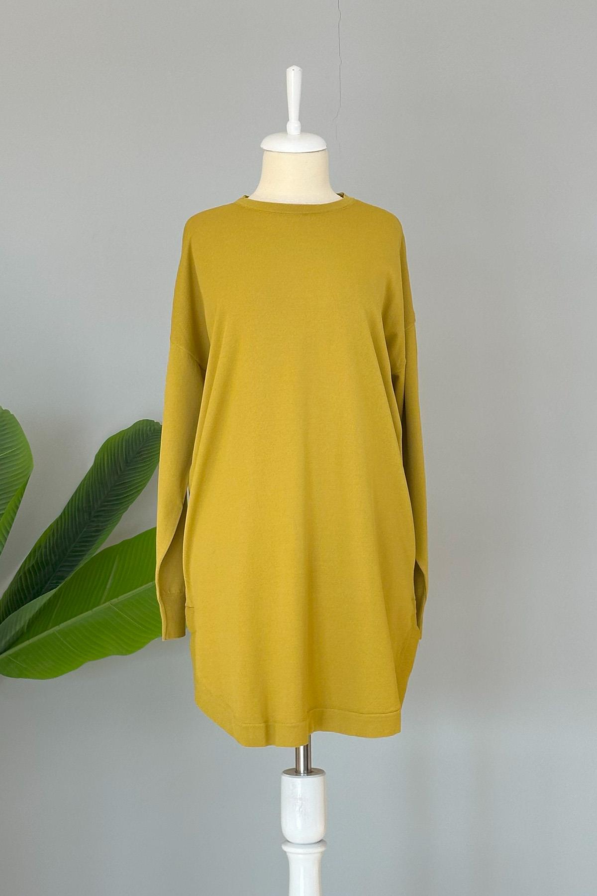 Nuss Merserize Oval Kesim Tunik 1200 Zeytinyağı Yeşili