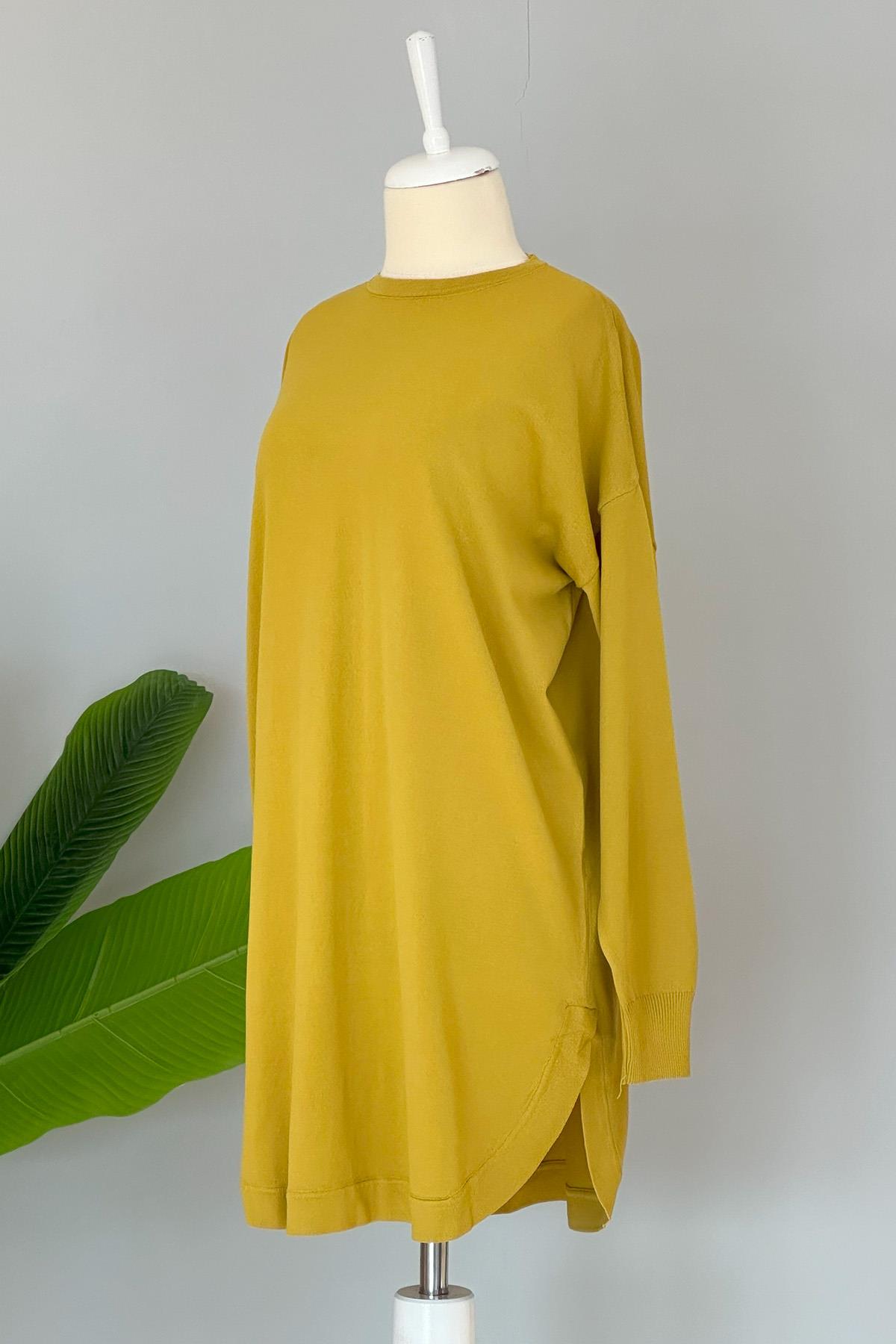 Nuss Merserize Oval Kesim Tunik 1200 Zeytinyağı Yeşili