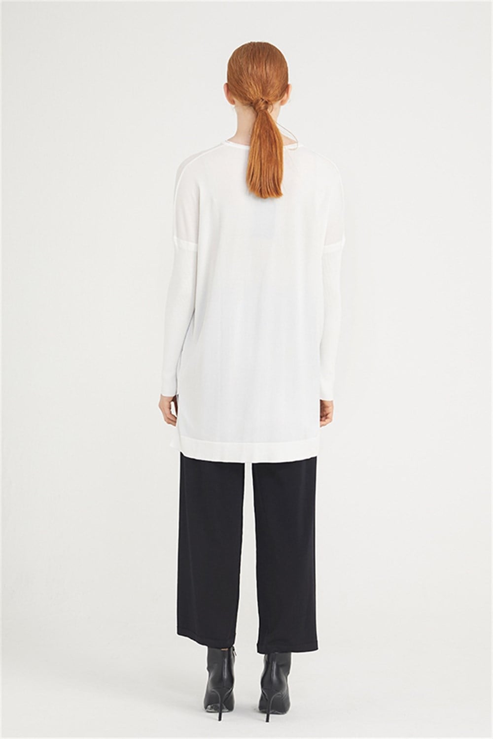 Nuss Merserize Standart Tunik NS-22Y-116TNK Ekru