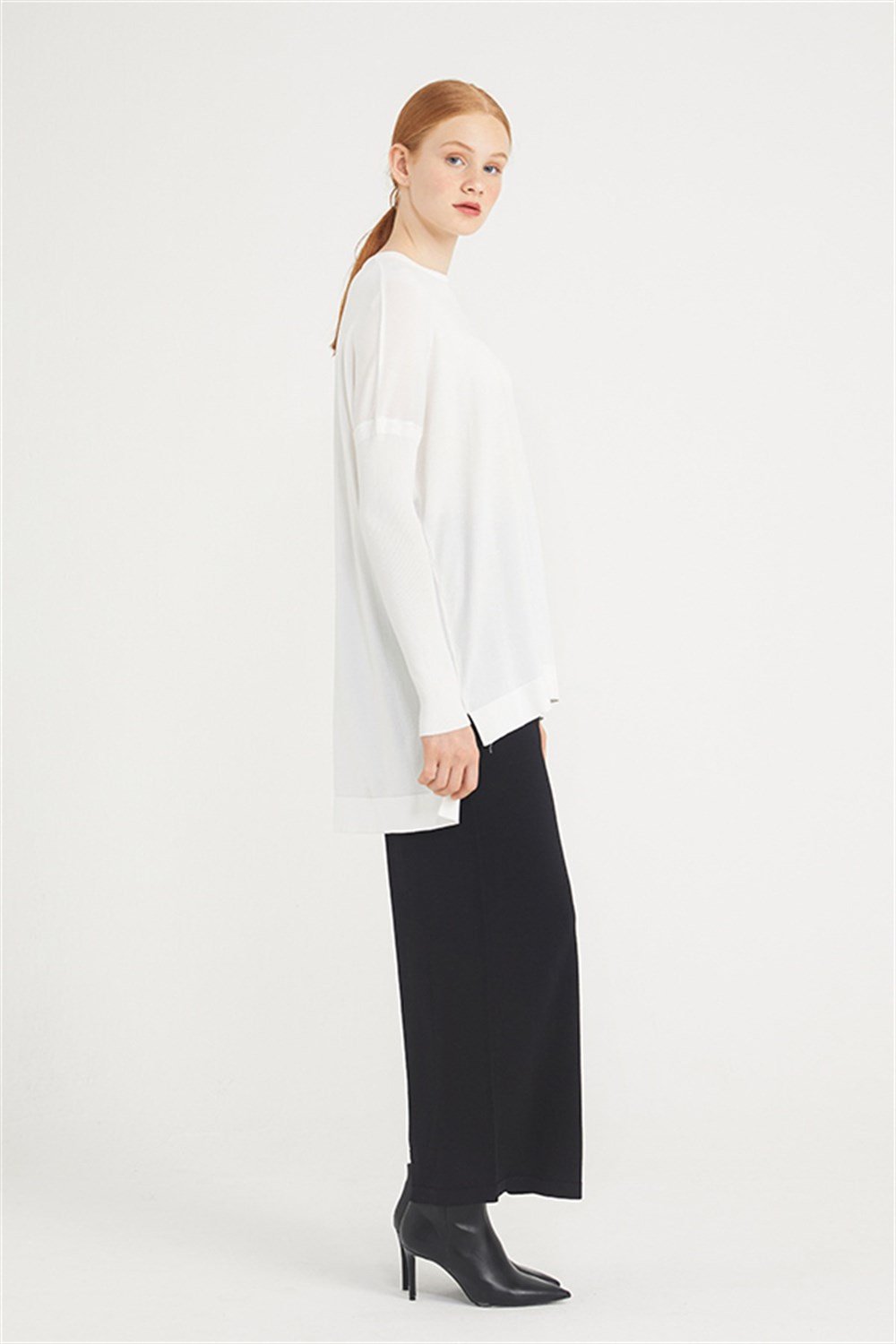 Nuss Merserize Standart Tunik NS-22Y-116TNK Ekru