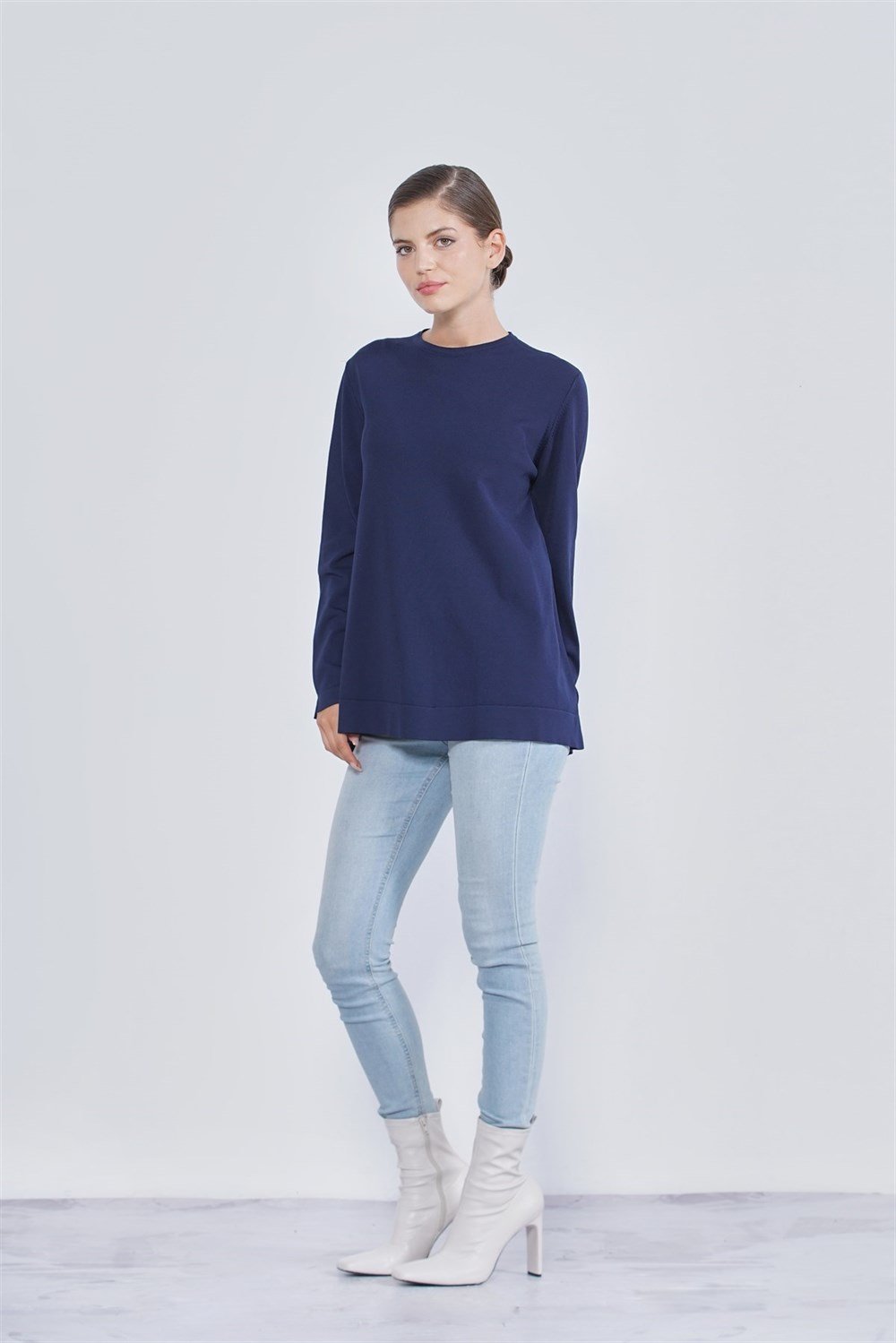 Nuss Merserize Standart Tunik NS-22Y-902TNK Lacivert