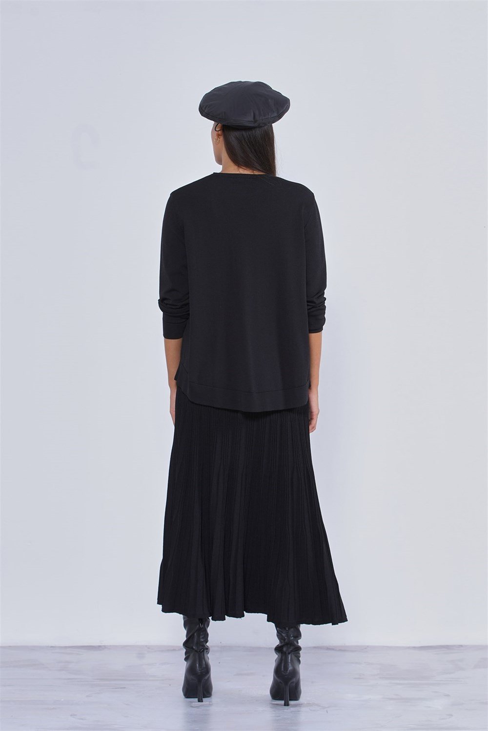 Nuss Merserize Triko Etekli Takım NS-22Y-800TKM Siyah