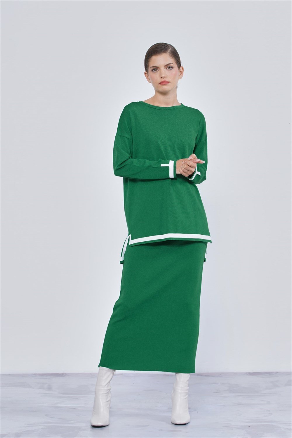 Nuss Merserize Triko Etekli Takım NS-22Y-801TKM Benetton