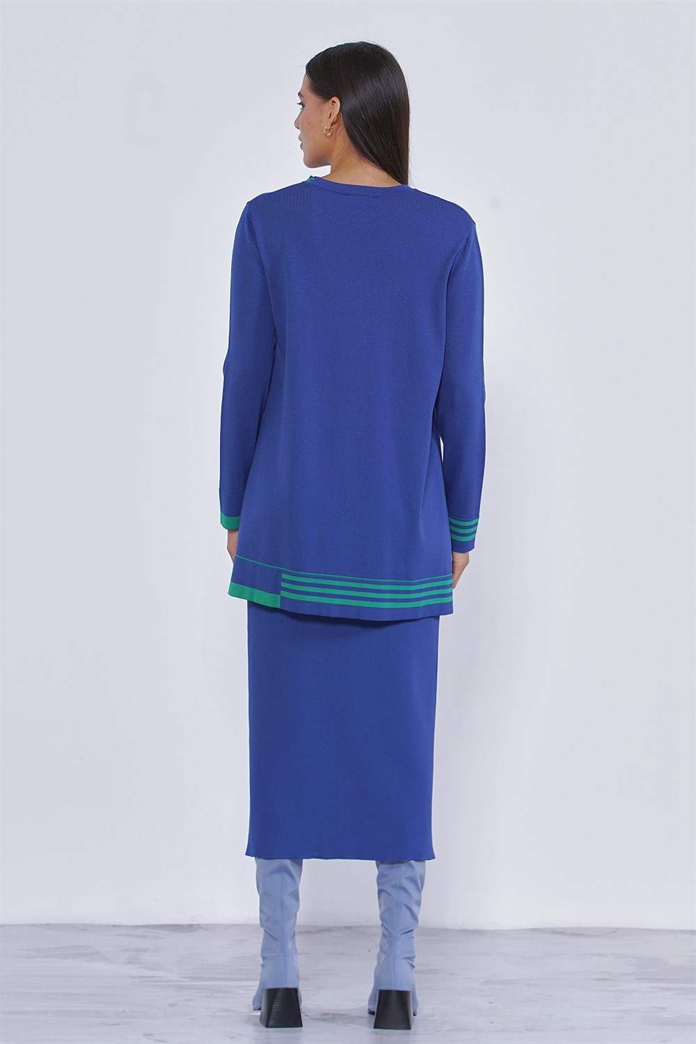 Nuss Merserize Triko Etekli Takım NS-22K-804TKM Saks Benetton