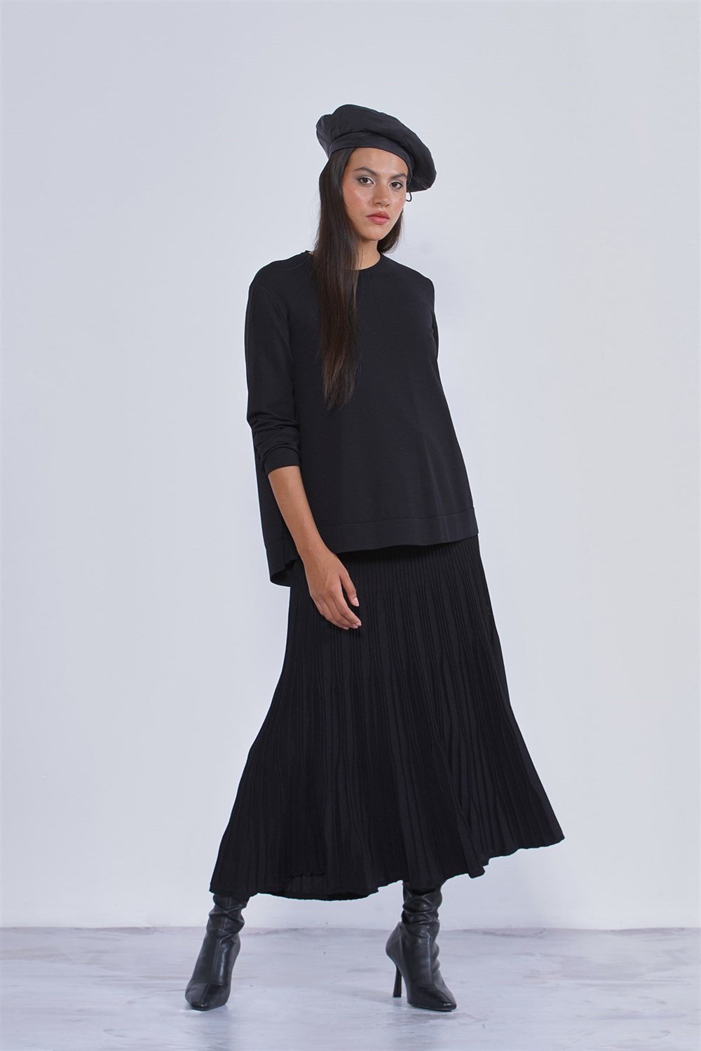 Nuss Merserize Triko Etekli Takım NS-22Y-800TKM Siyah