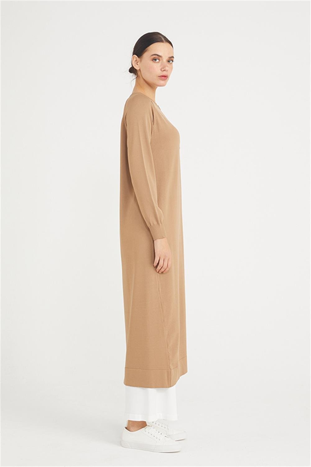 Nuss Merserize Triko Hırka NS-22K-512H Mocha