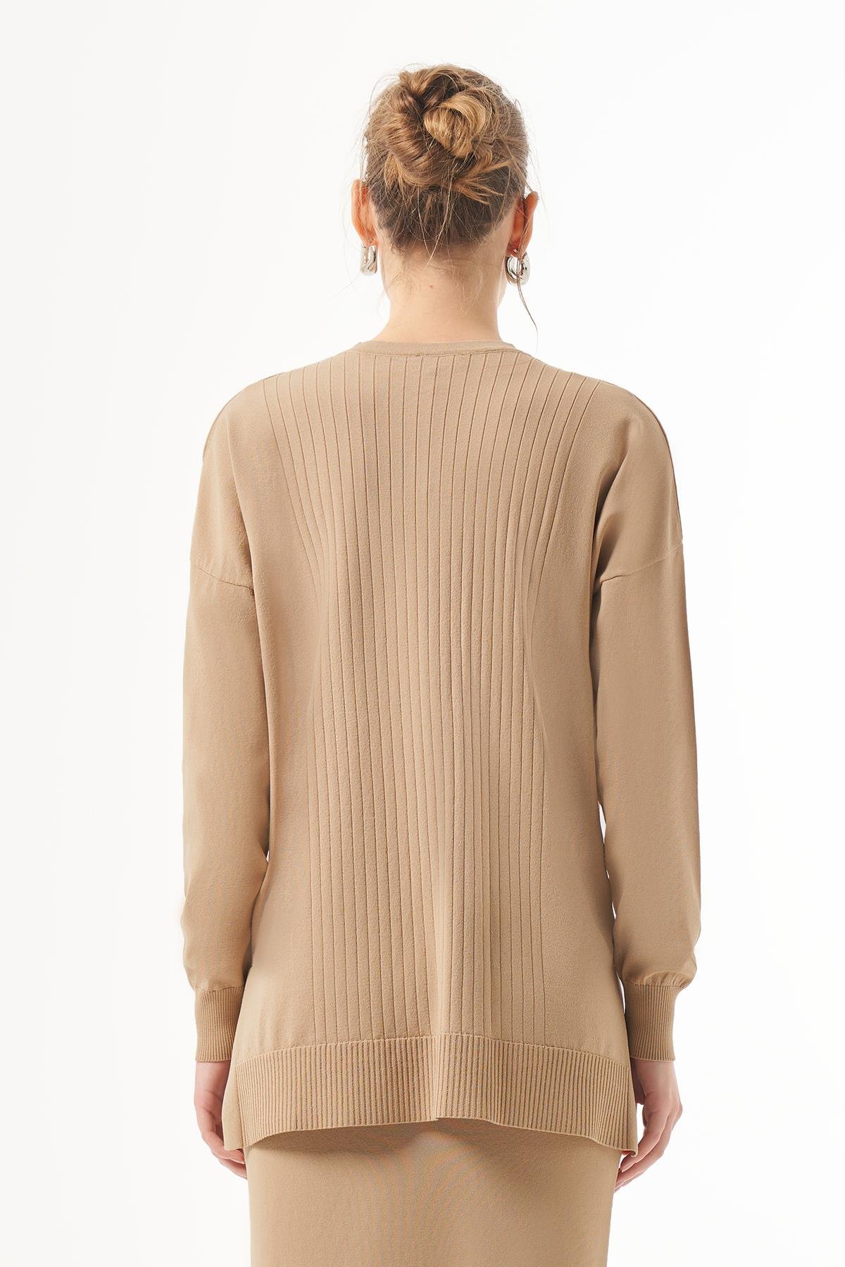 Nuss Merserize Tunik Bluz 1303 Mocha