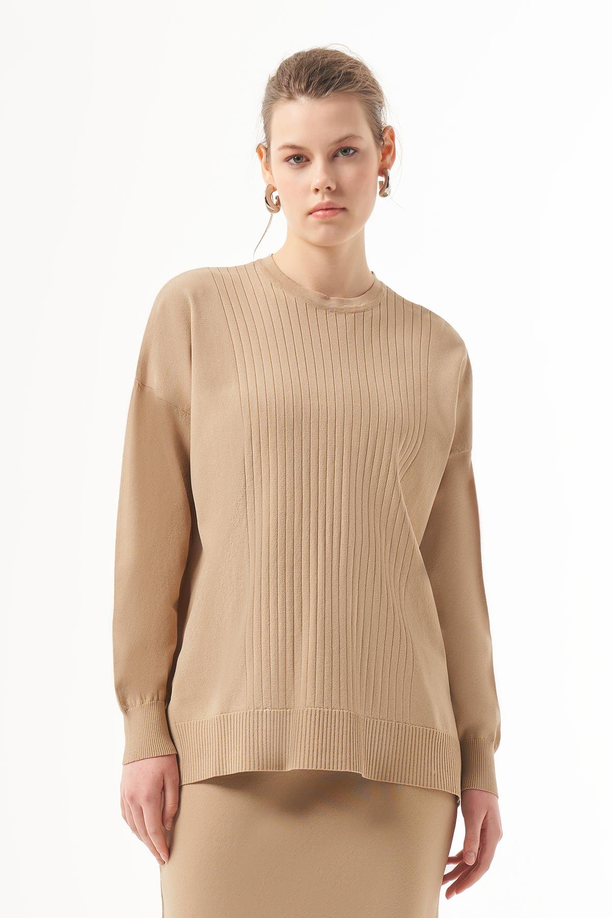 Nuss Merserize Tunik Bluz 1303 Mocha