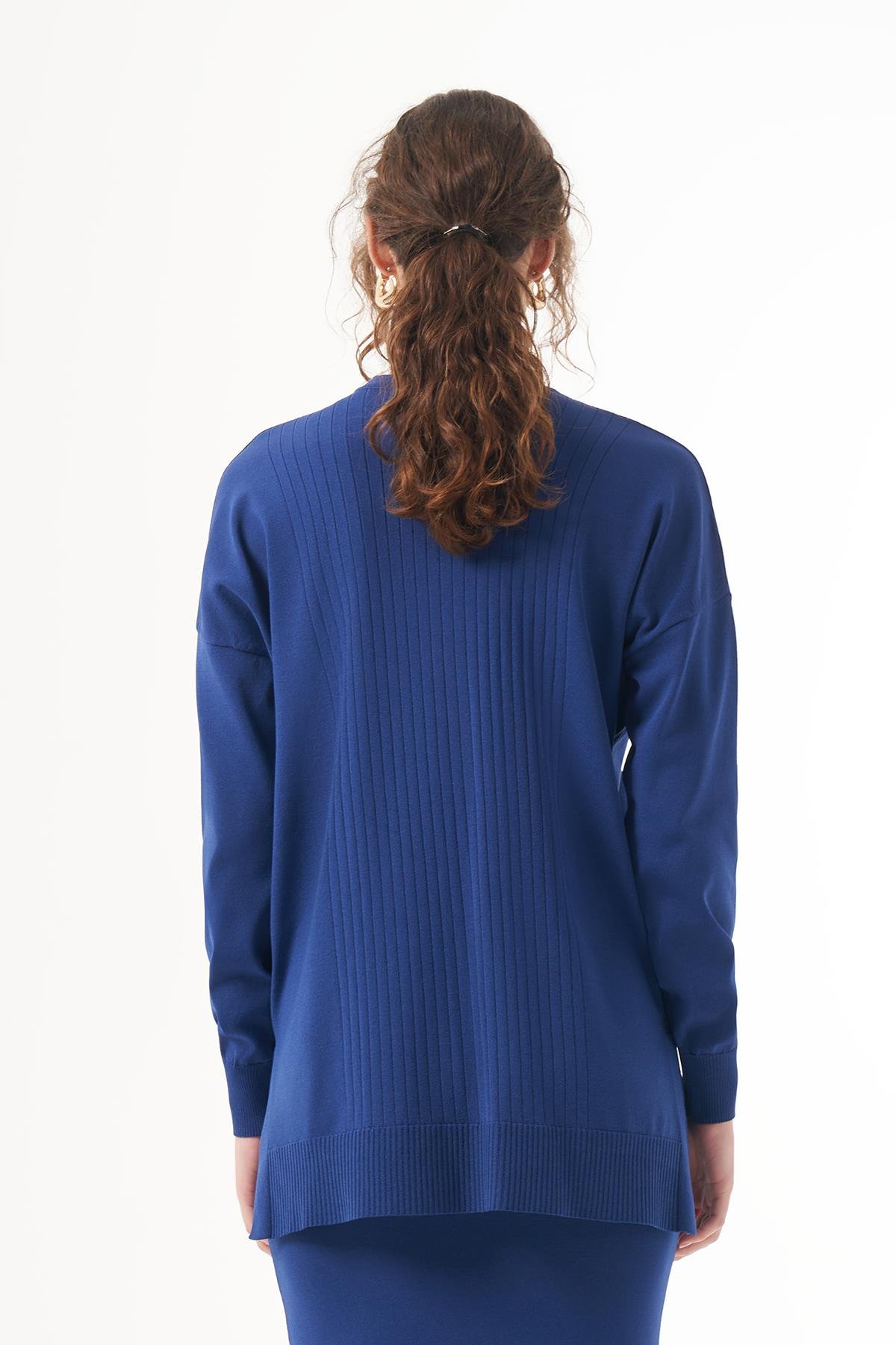 Nuss Merserize Tunik Bluz 1303 Saks