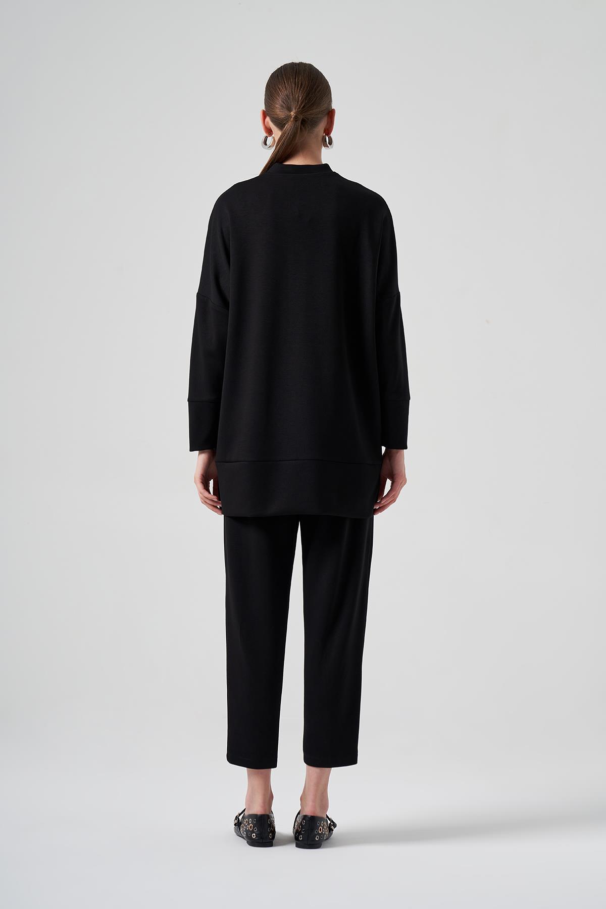 Nuss Modal Basic Takım 1016 Siyah