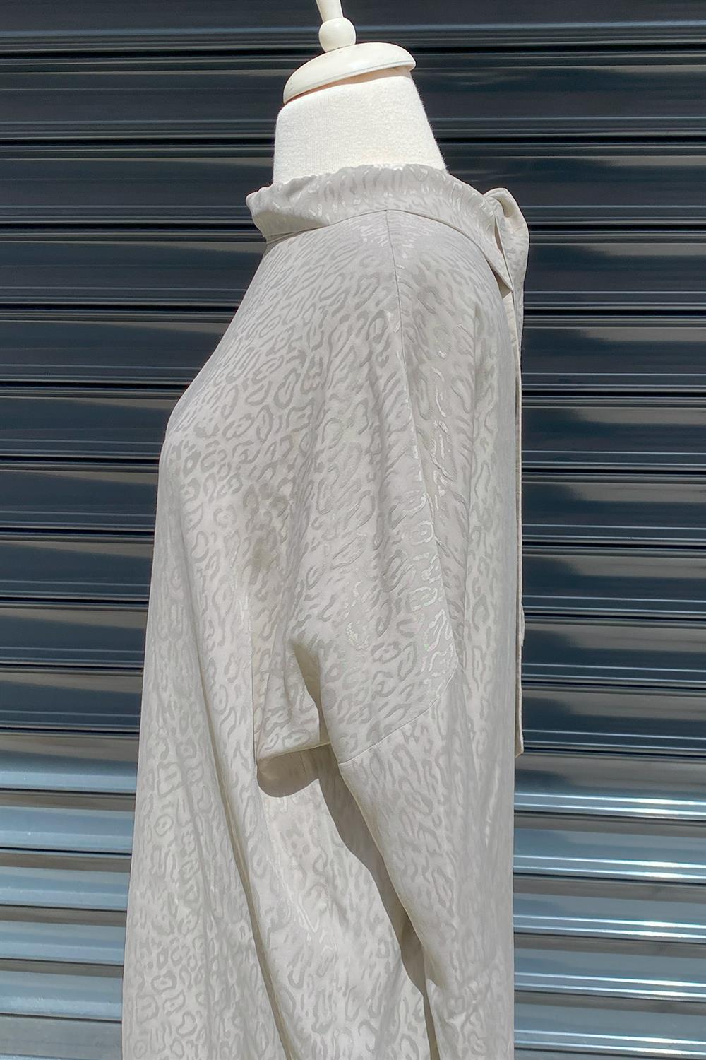Nuss Pantolonlu Leopar Detaylı Takım 5005 Taş Rengi