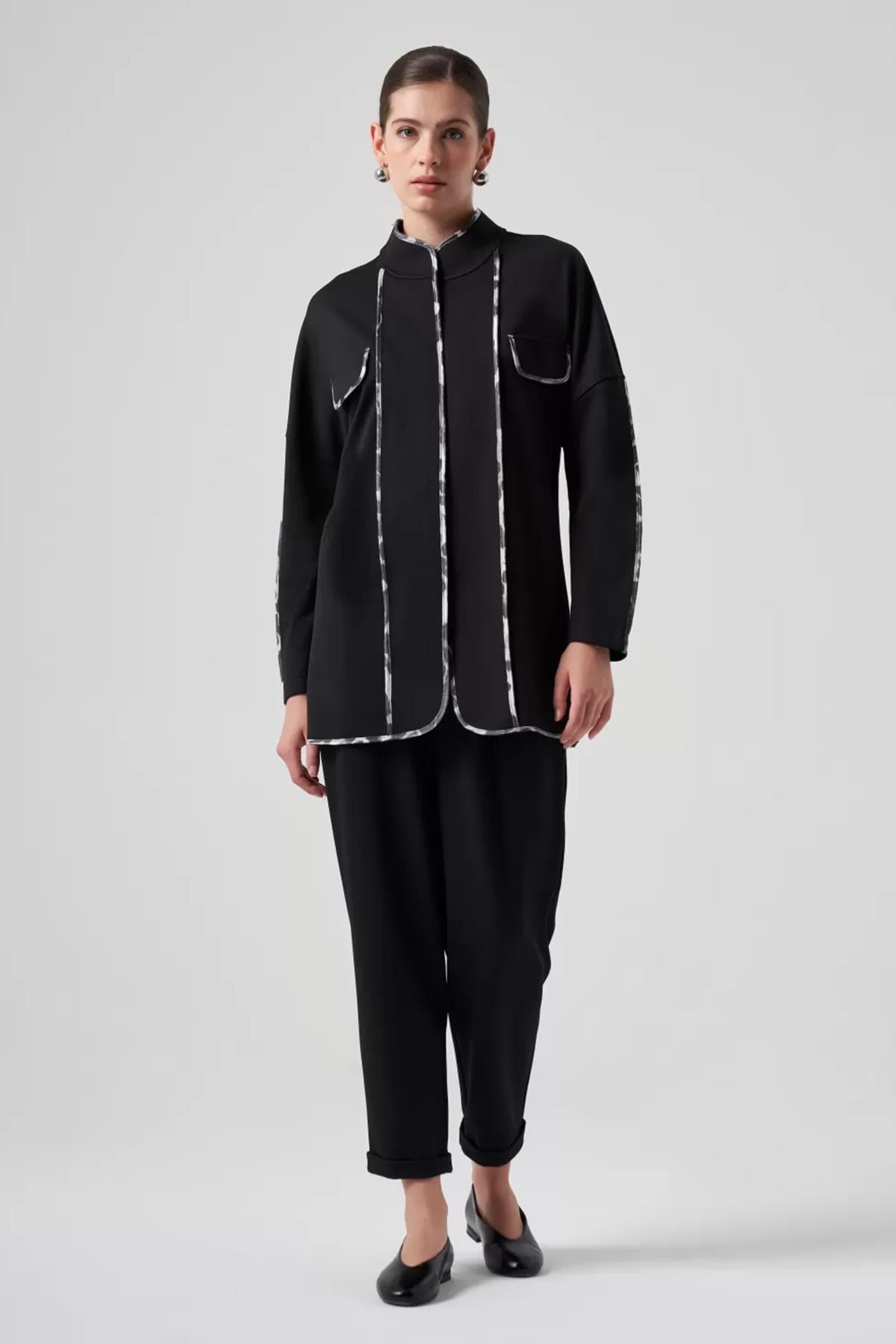 Nuss Pantolonlu Takım 1024 Siyah