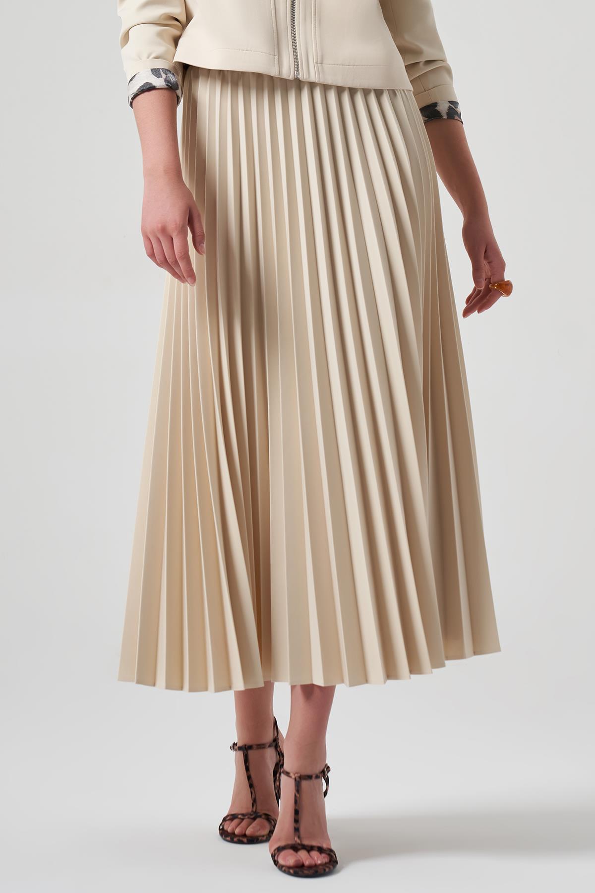 Nuss Piliseli Etek 8037 Krem